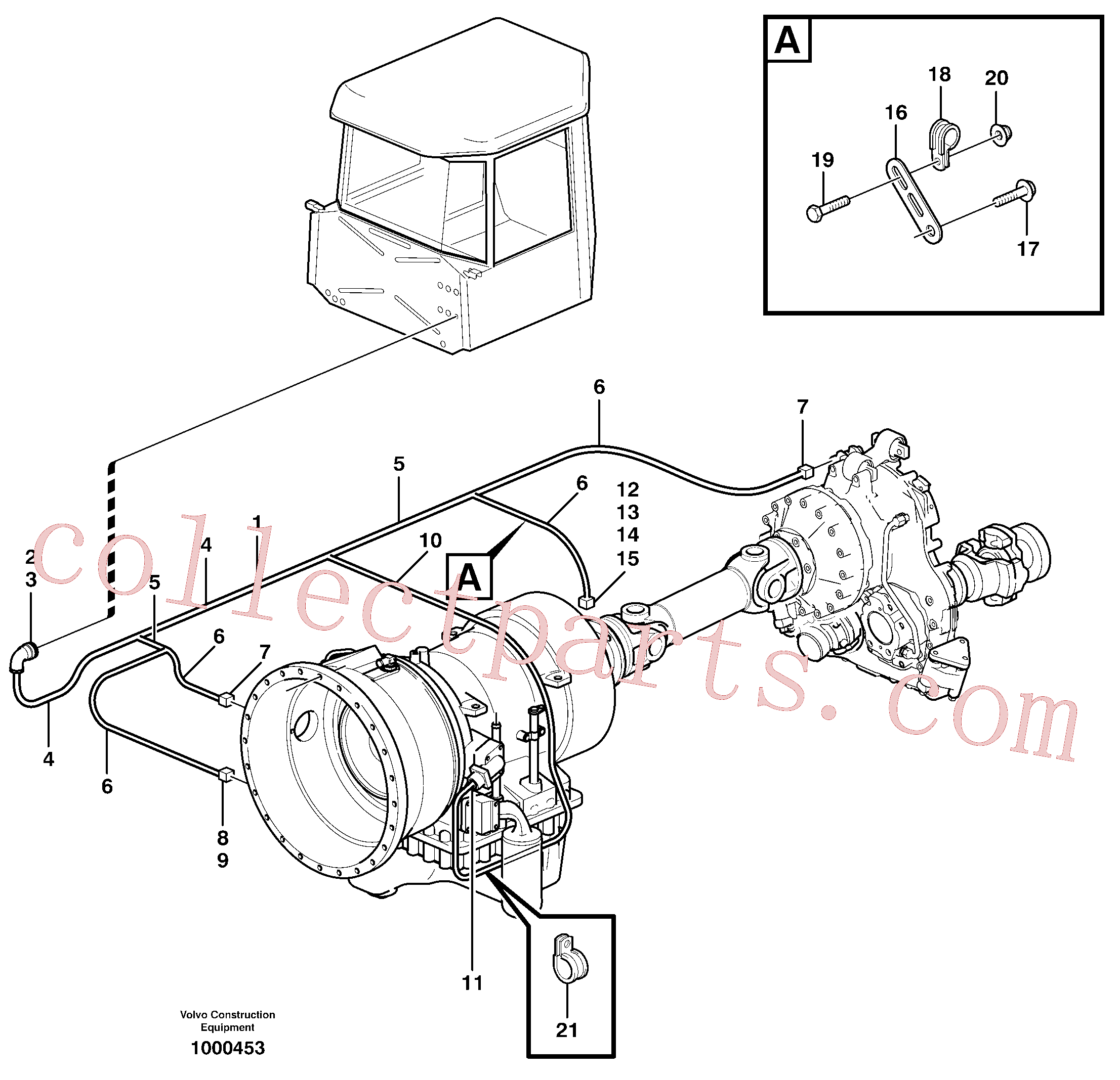 VOE965536 for Volvo Cable harnesses, front(1000453 assembly)