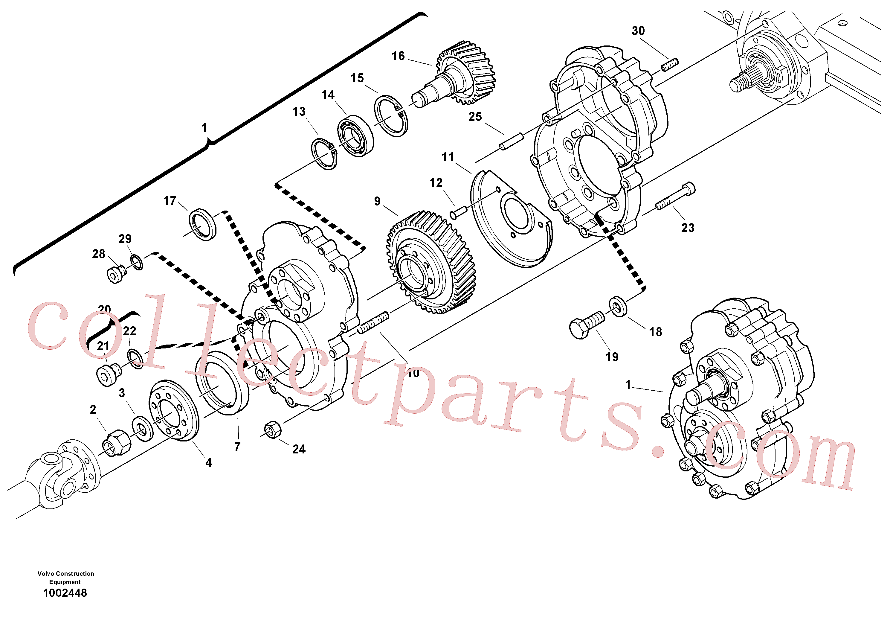 ZM2906250 for Volvo Gearbox assy(1002448 assembly)