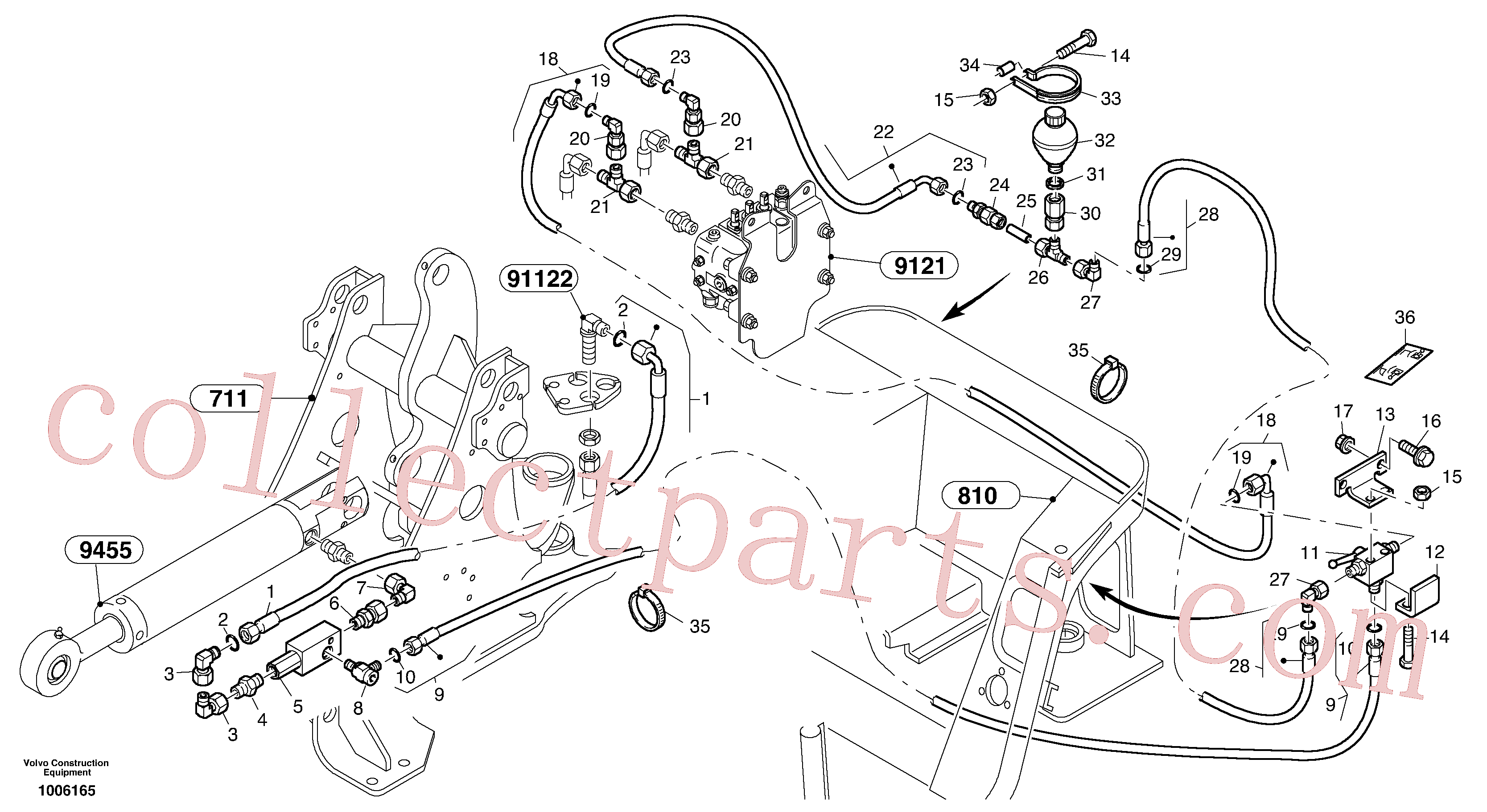 VOE983246 Hexagon screw for Volvo Excavator spare