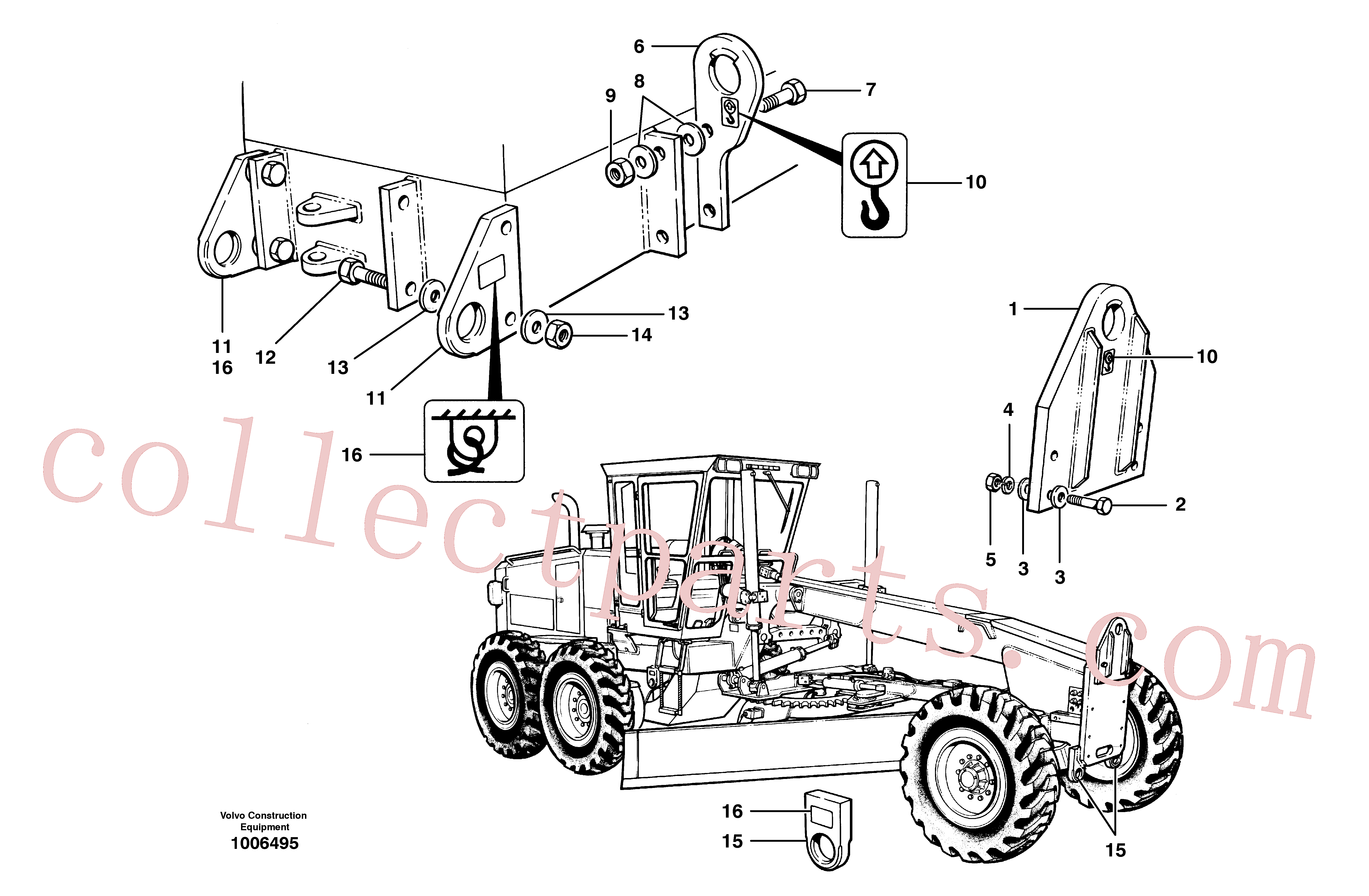 Volvo Assembly PJ4460076 Washer for sale