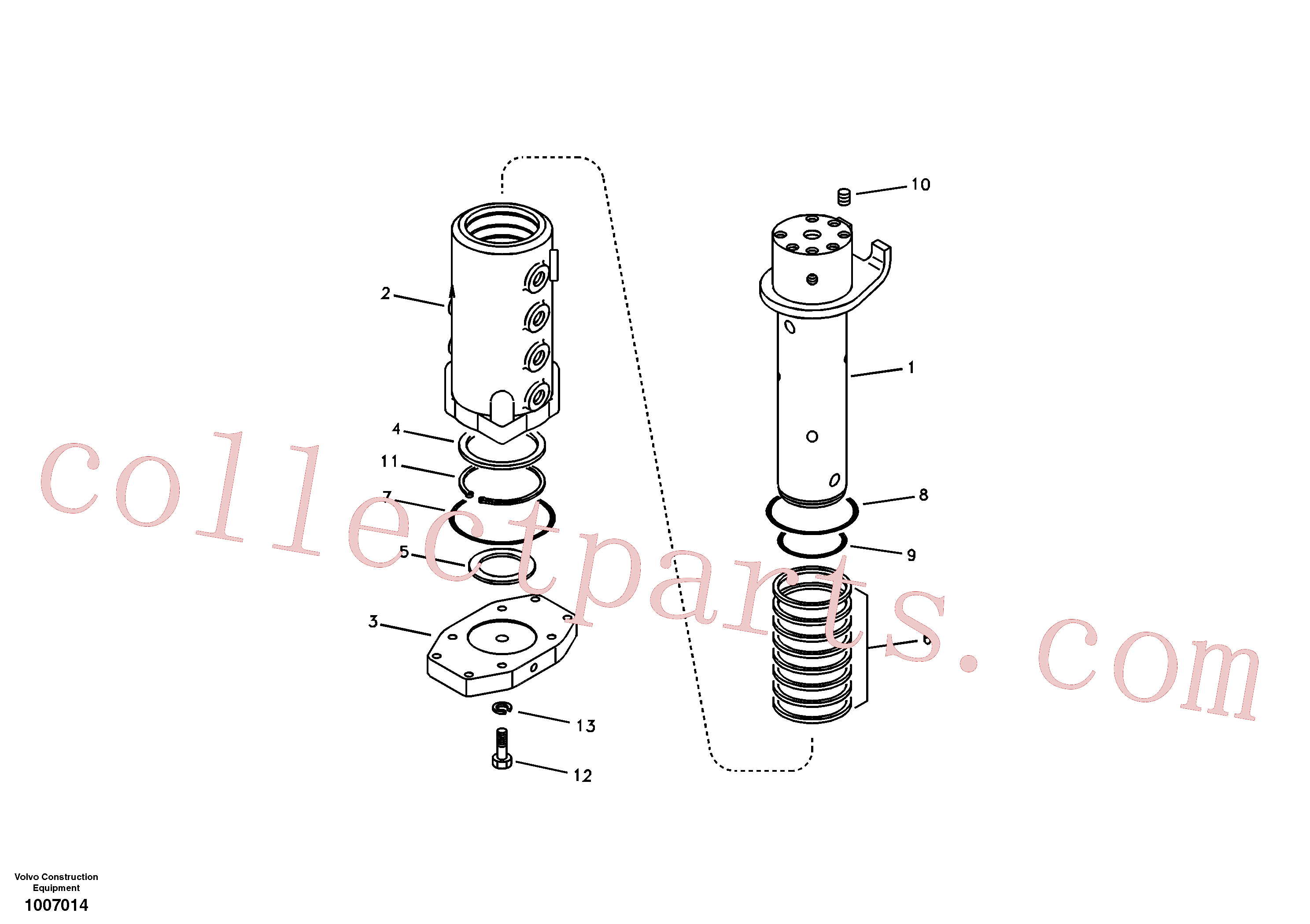 SA9511-22095 for Volvo Turning joint(1007014 assembly)