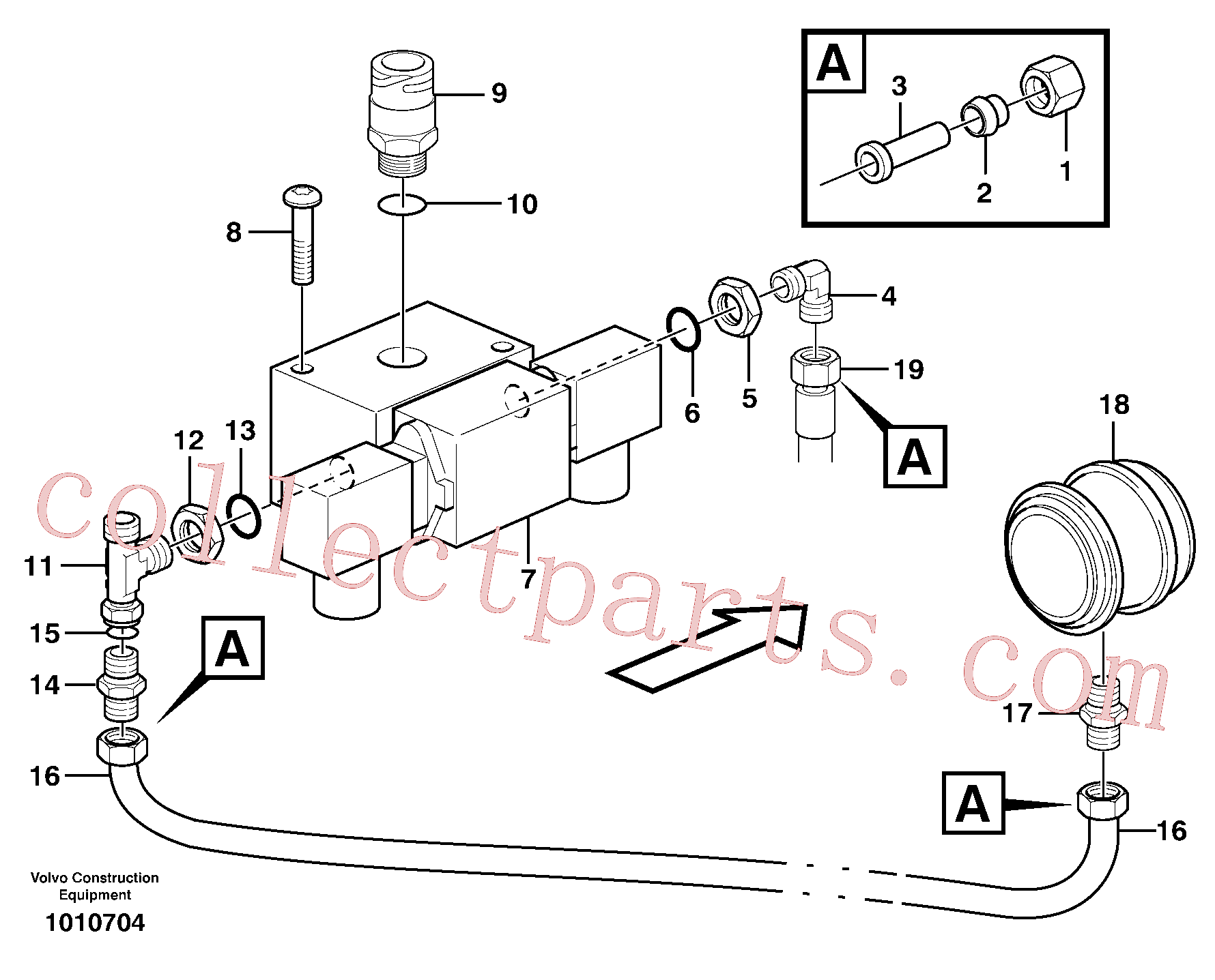 VOE13966414 for Volvo Parking brake(1010704 assembly)