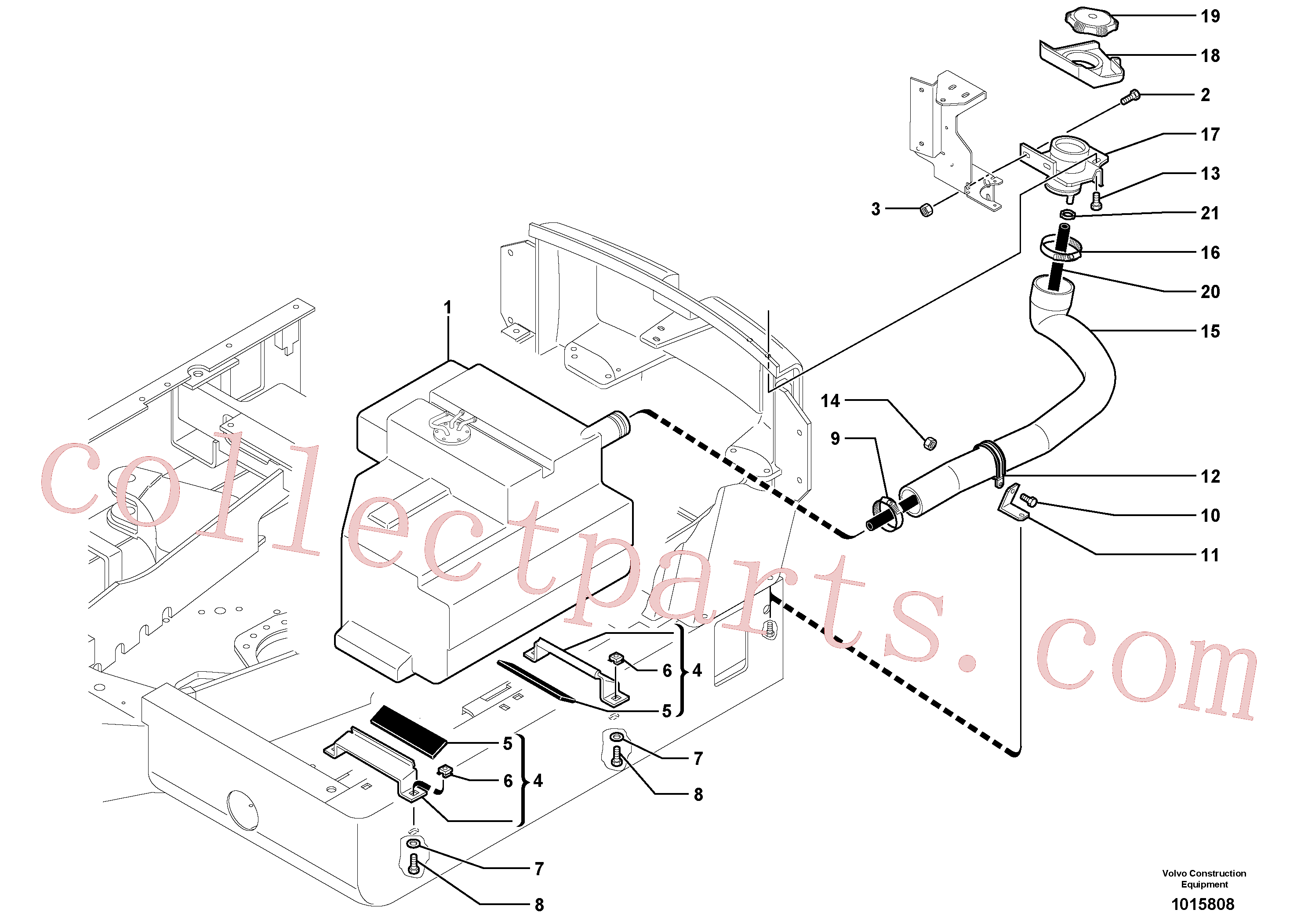 VOE11806262 for Volvo Fuel circuit(1015808 assembly)