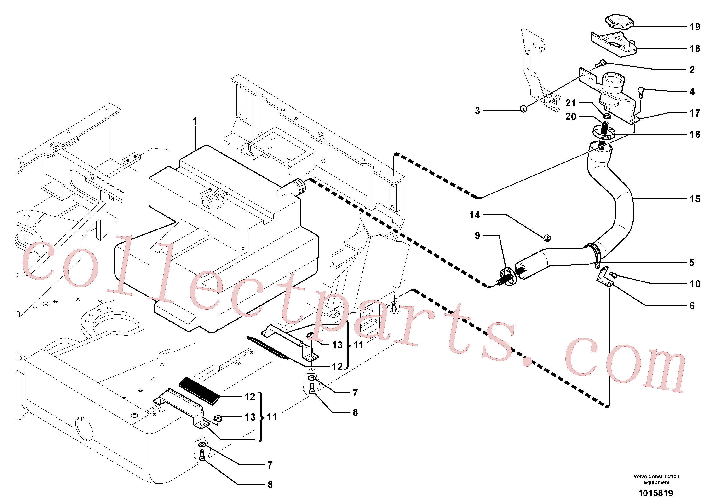 VOE11806262 for Volvo Fuel circuit(1015819 assembly)