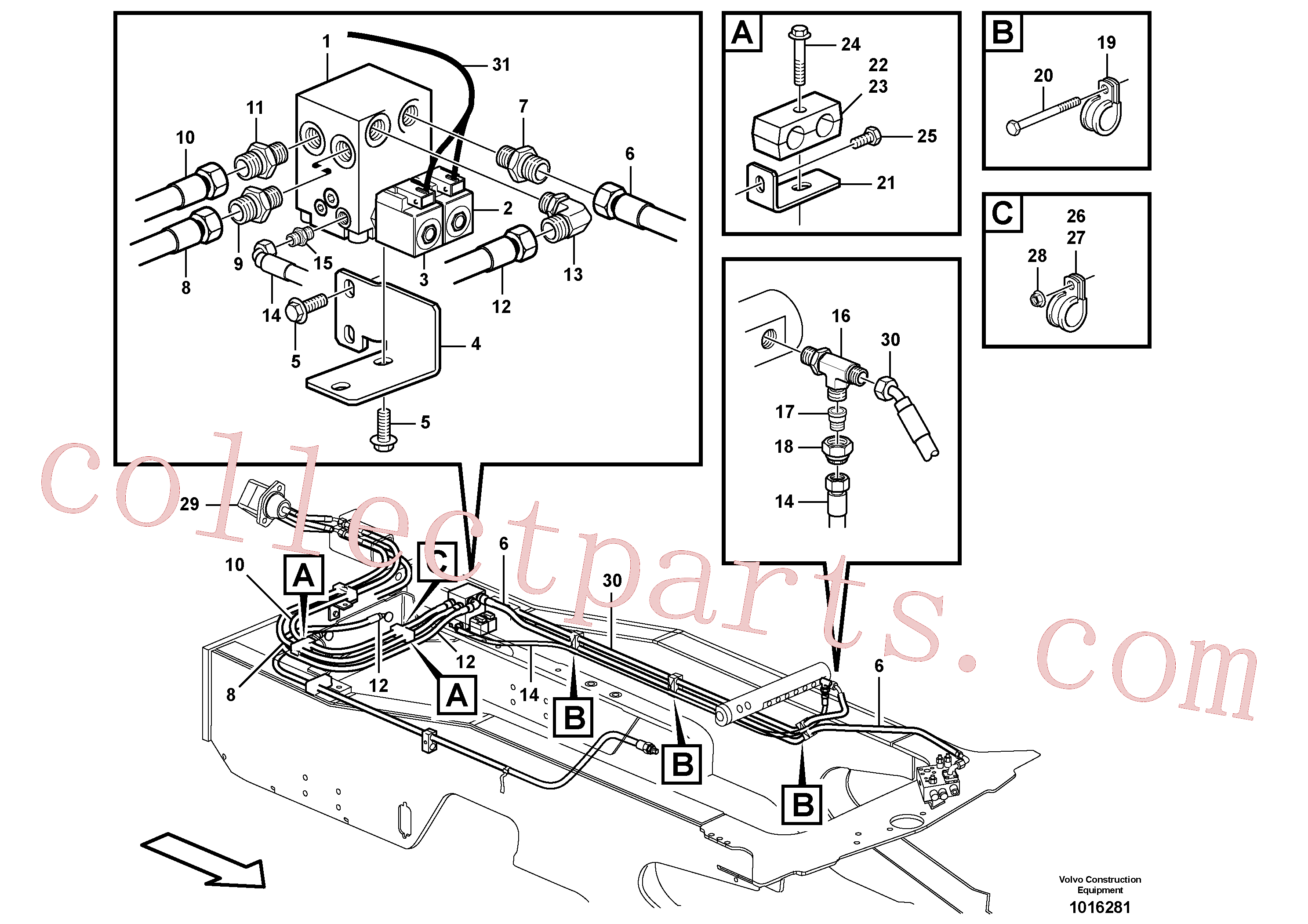 VOE11714323 for Volvo Reversible fan(1016281 assembly)