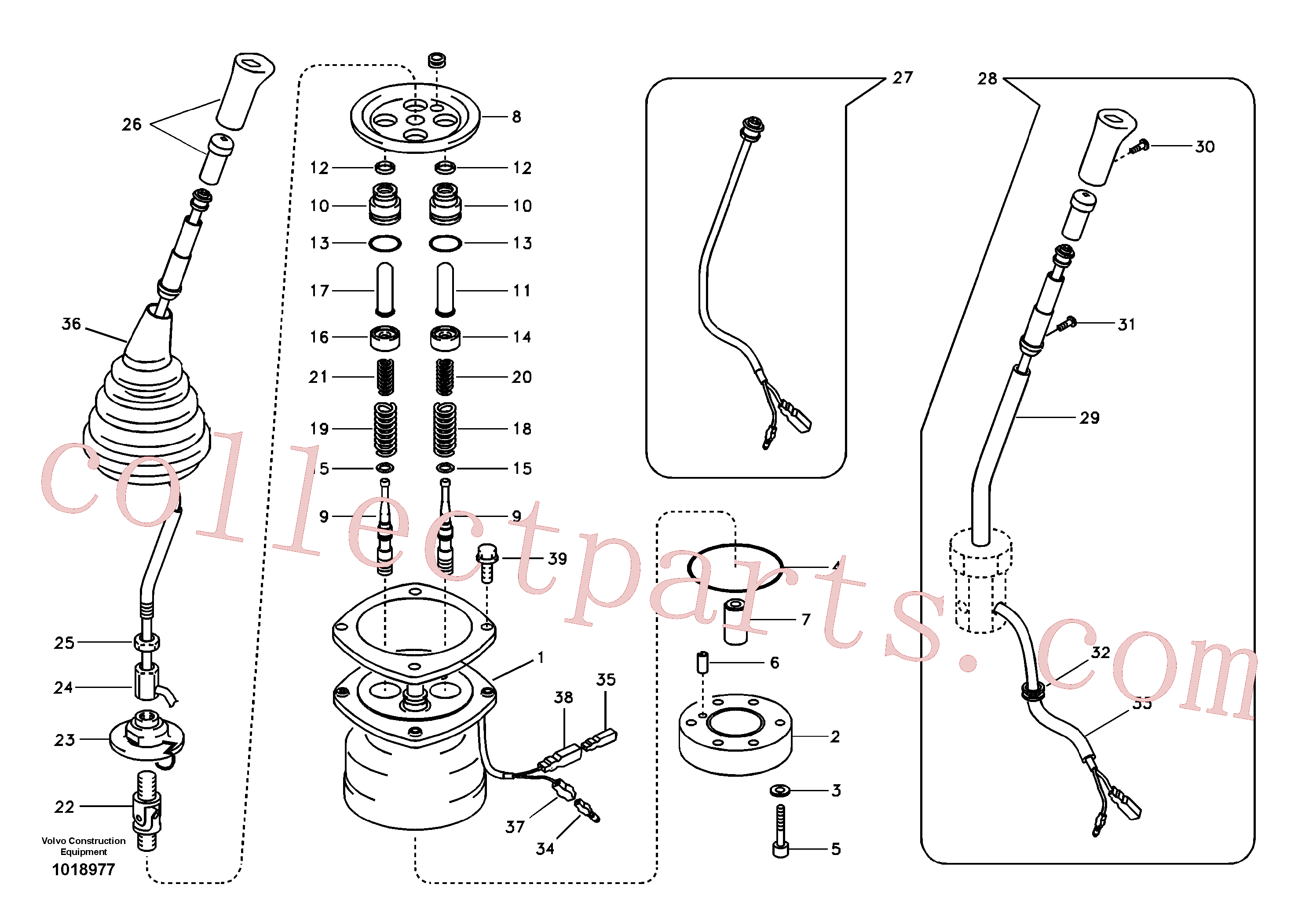 SA8230-37110 for Volvo Servo system, remote control valve(1018977 assembly)