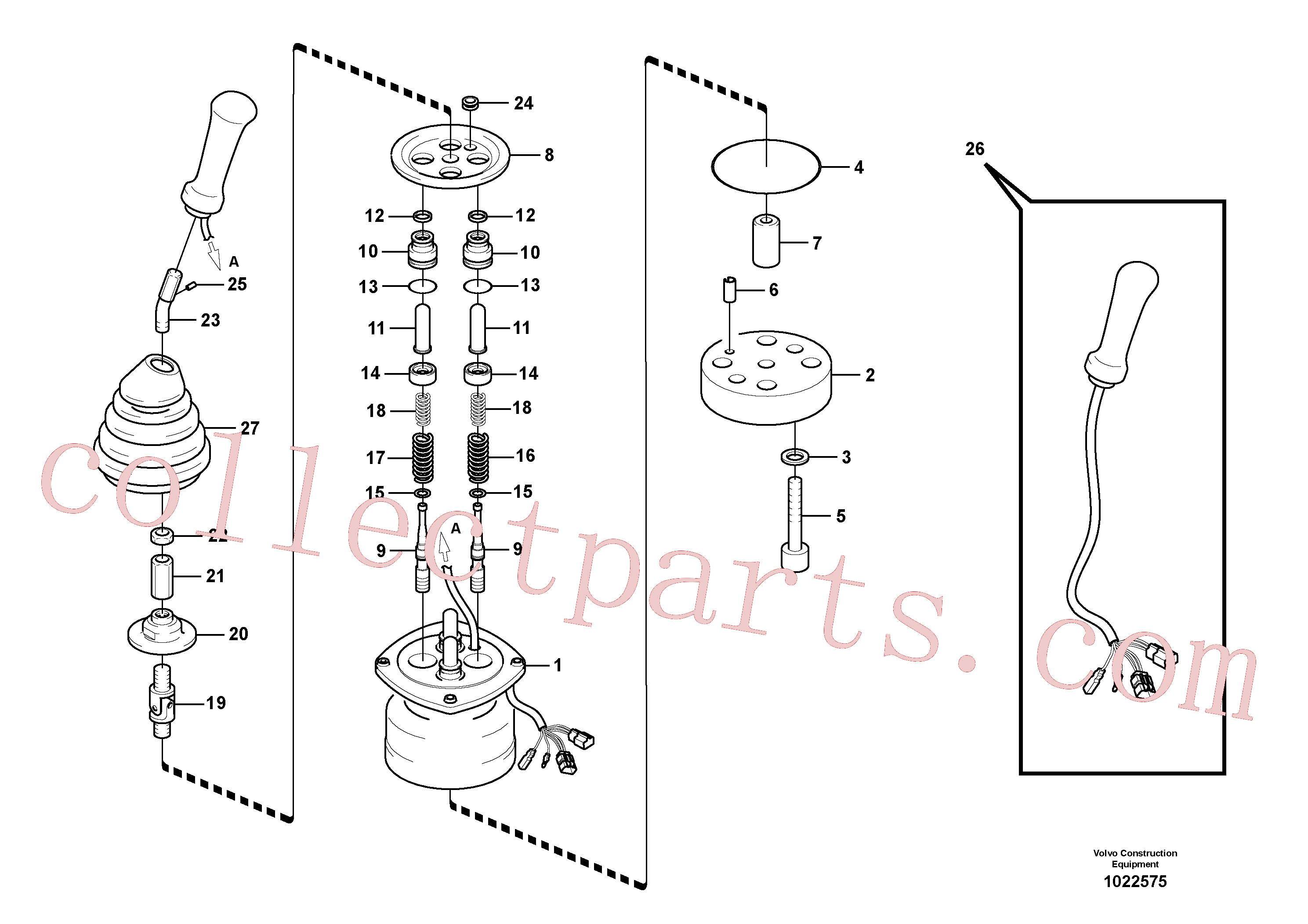 SA9511-12020 for Volvo Servo system, remote control valve(1022575 assembly)