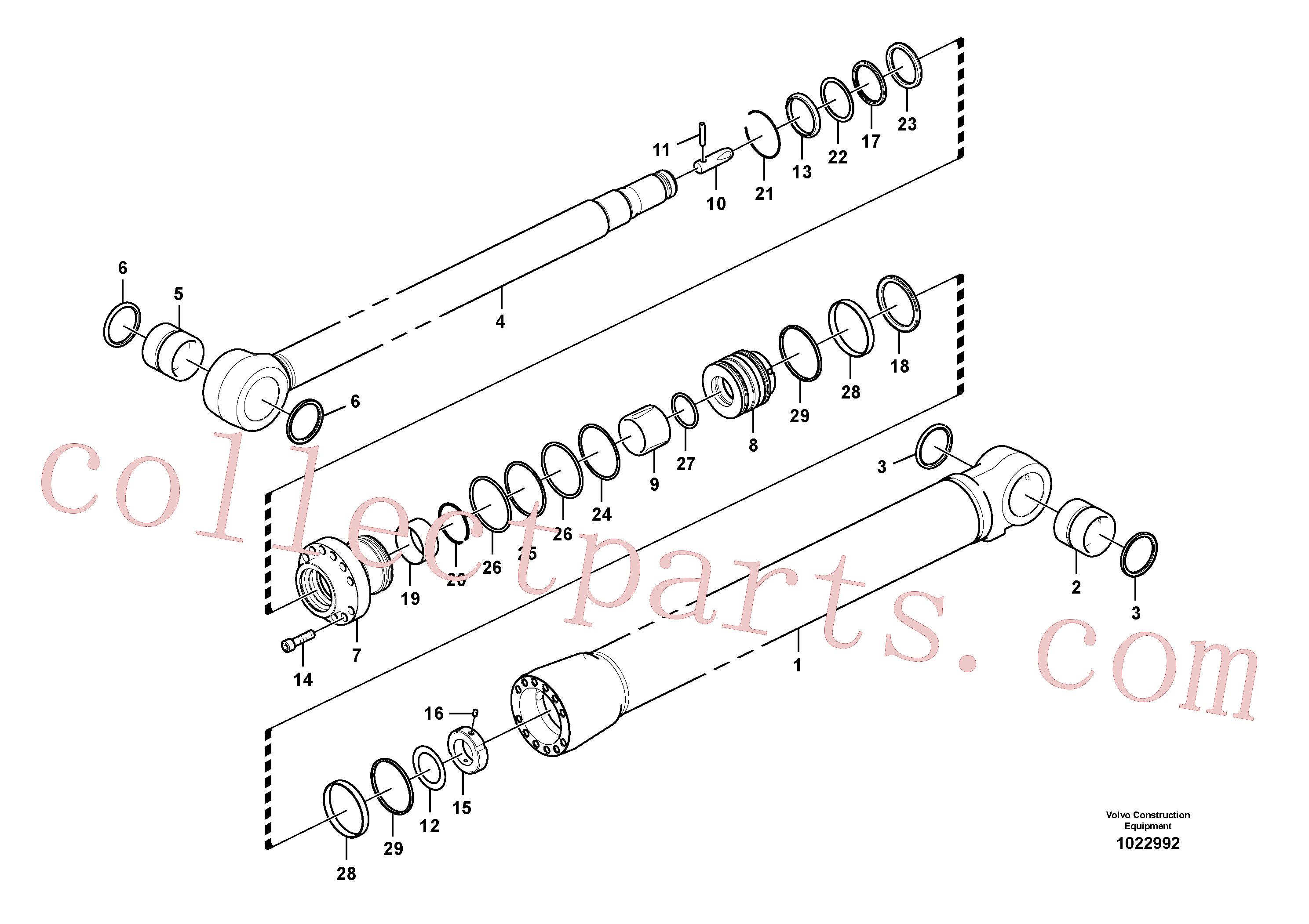 VOE990635 O-ring for Volvo Excavator Parts