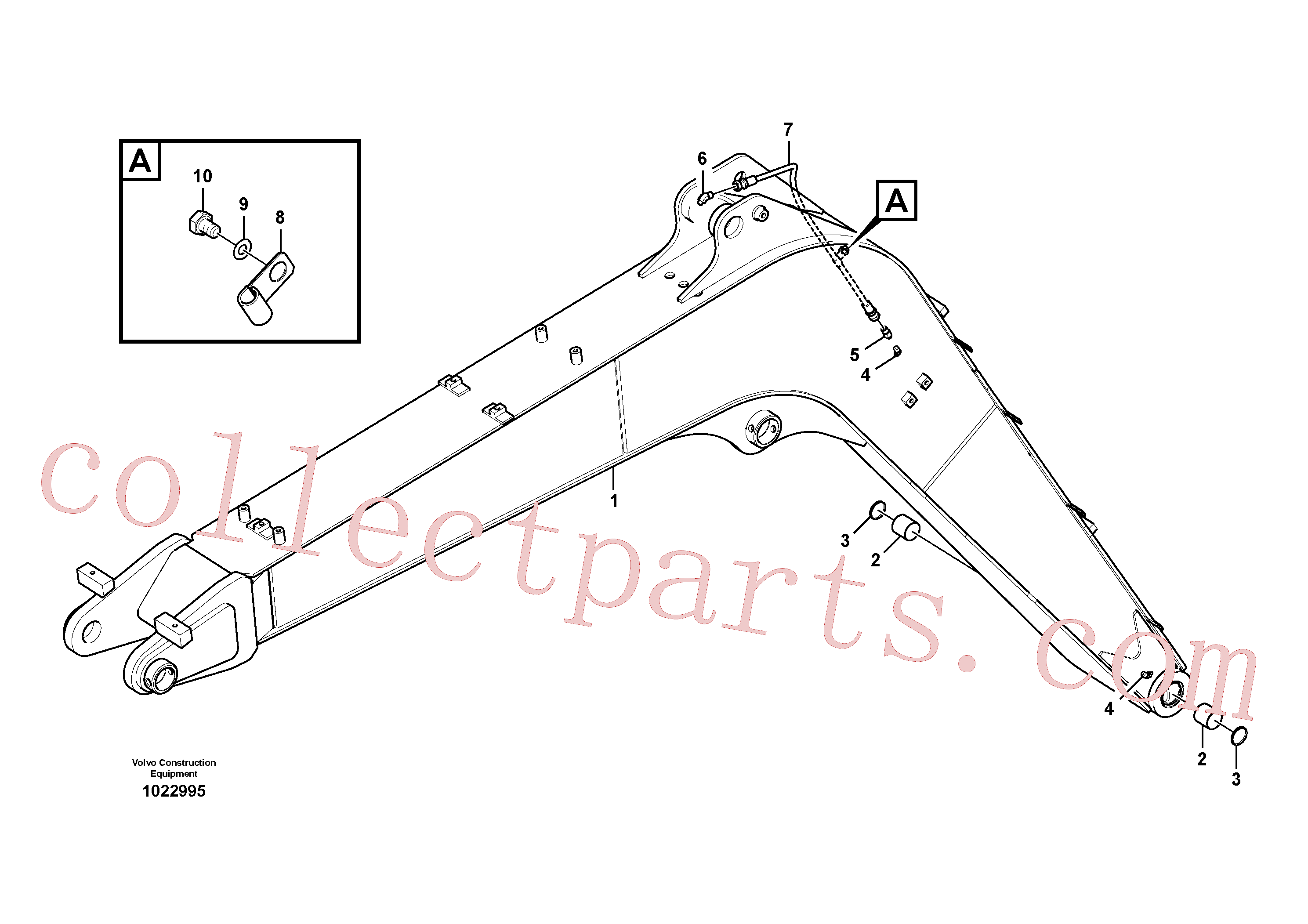 Wholesale VOE14660090 Excavator boom for Volvo Excavator