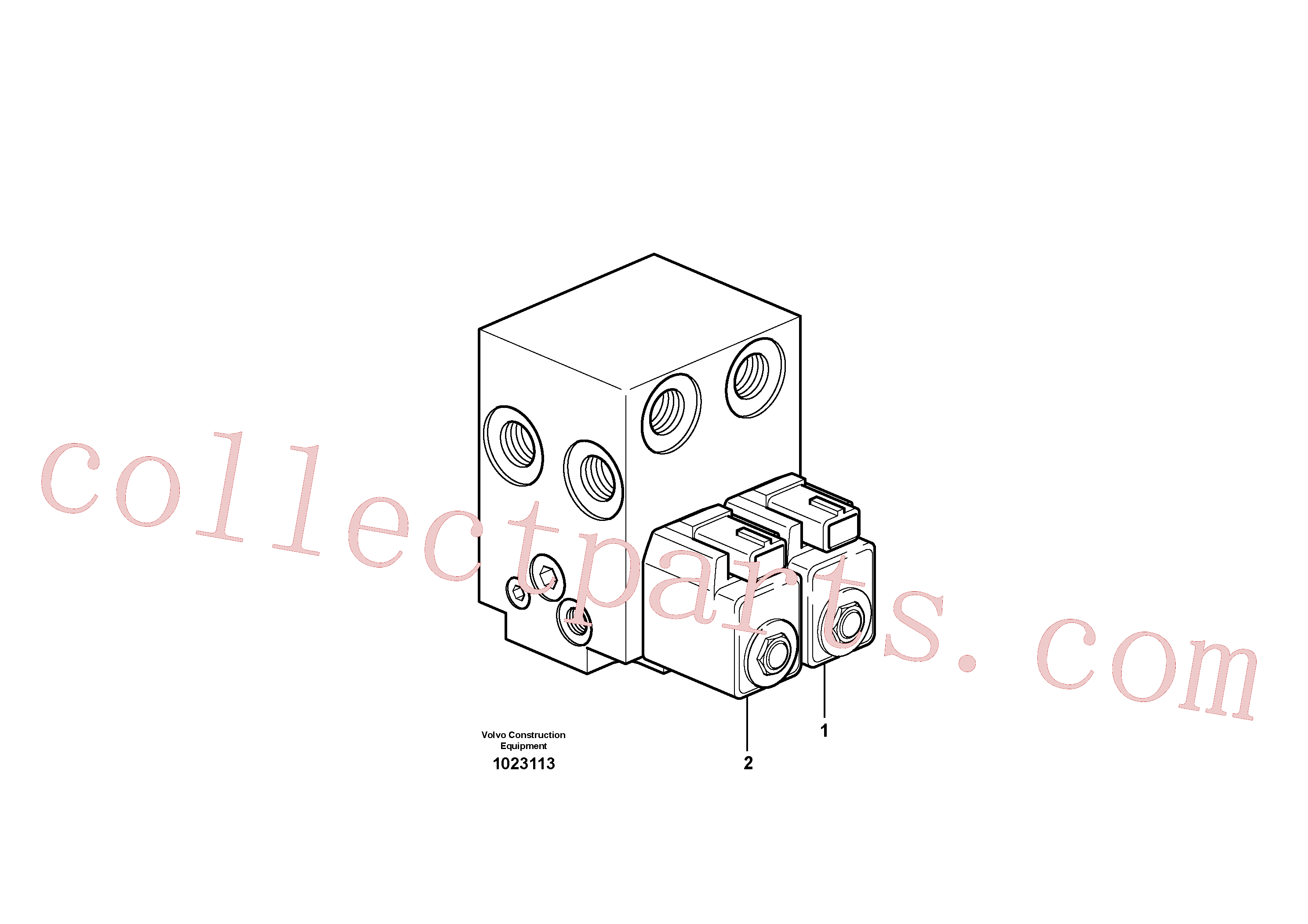 VOE11714323 for Volvo Valve(1023113 assembly)