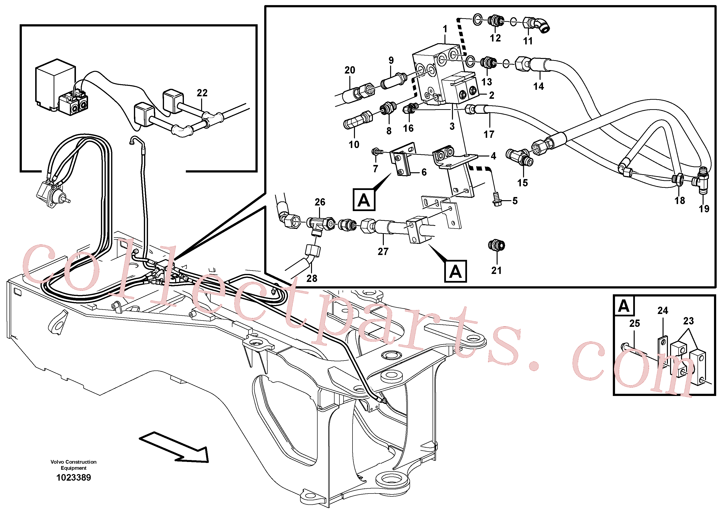 VOE935282 for Volvo Reversible fan(1023389 assembly)