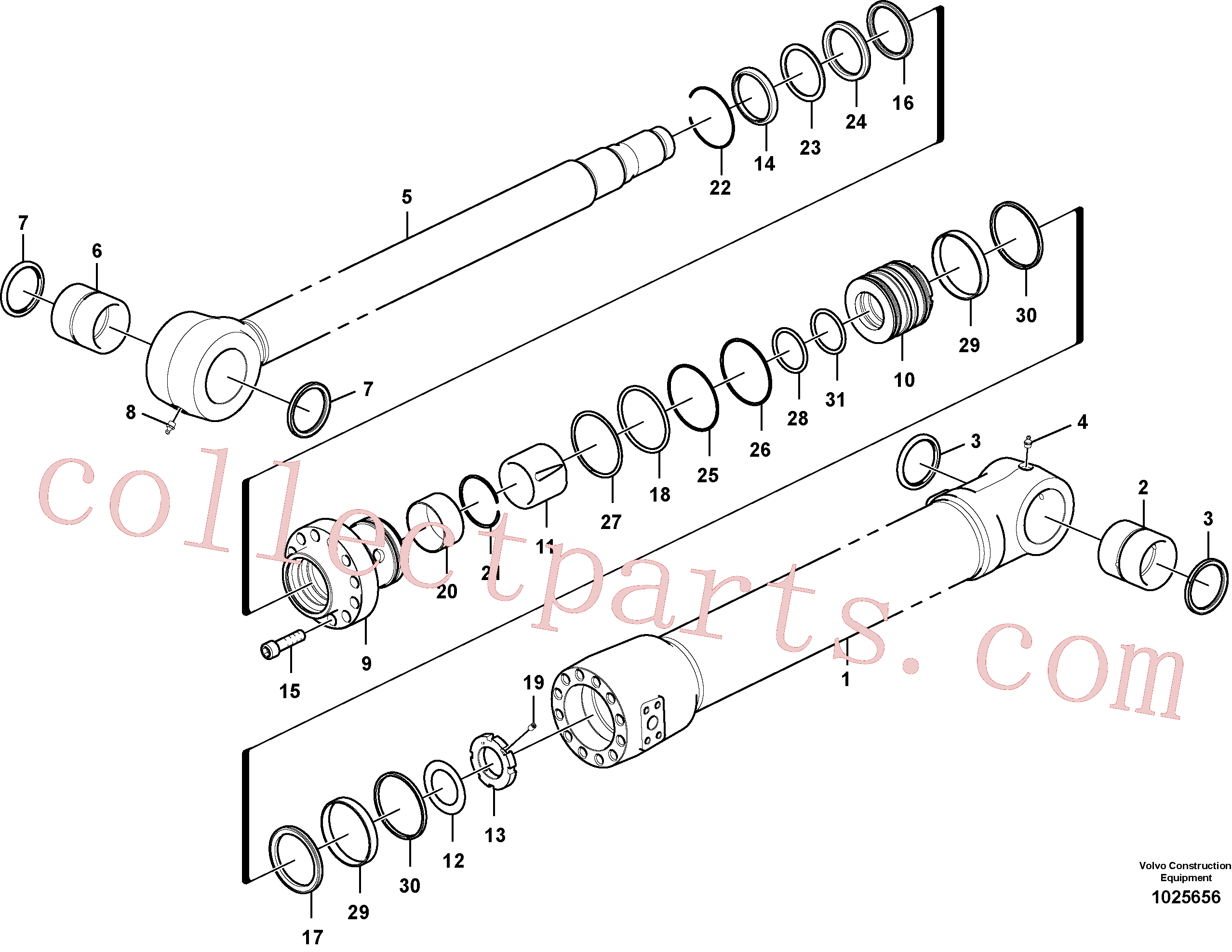 SA1146-01480 Head for Volvo Excavator spare