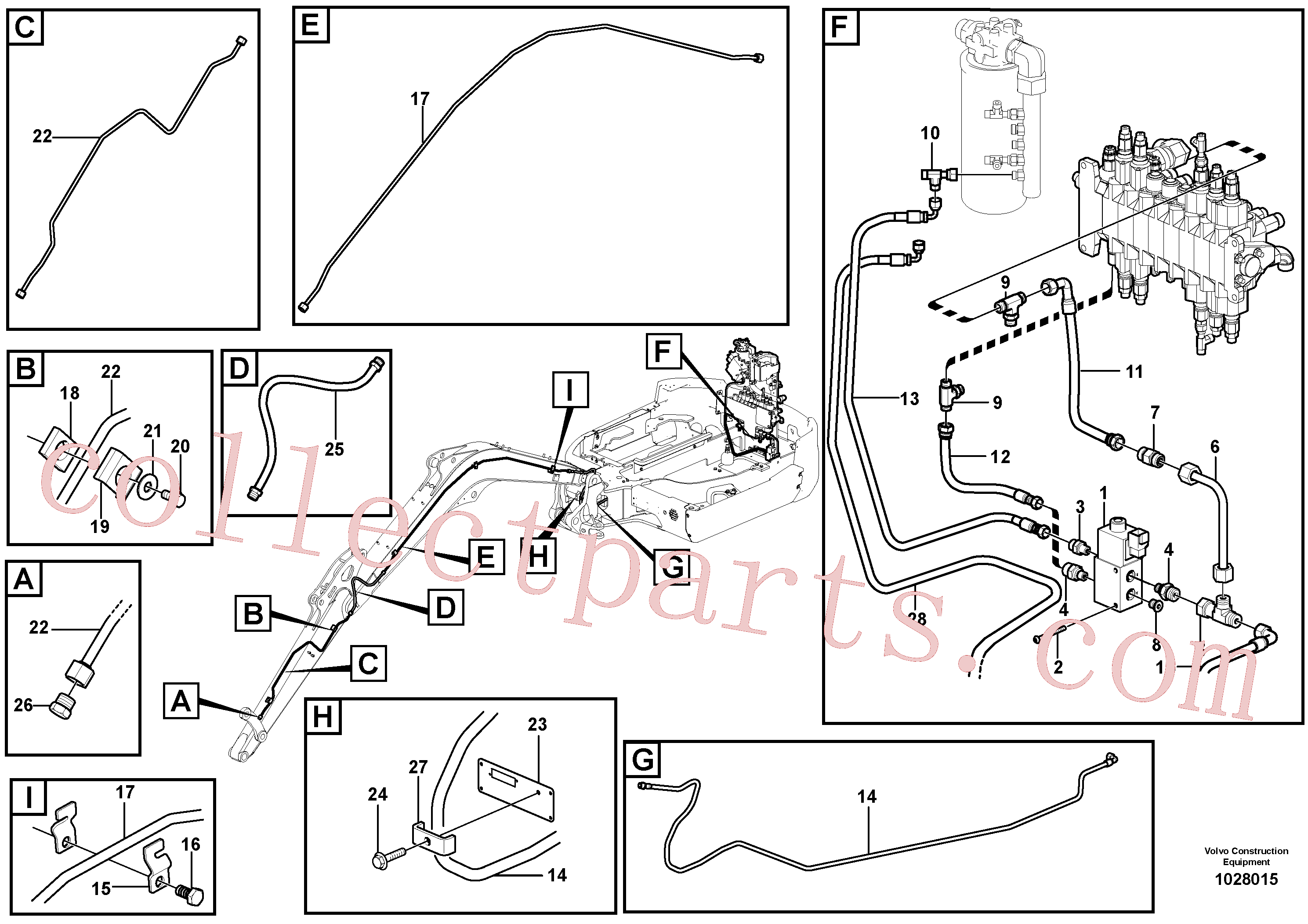 VOE11808564 for Volvo Hyd. circuit (quickfit/double-acting)(1028015 assembly)