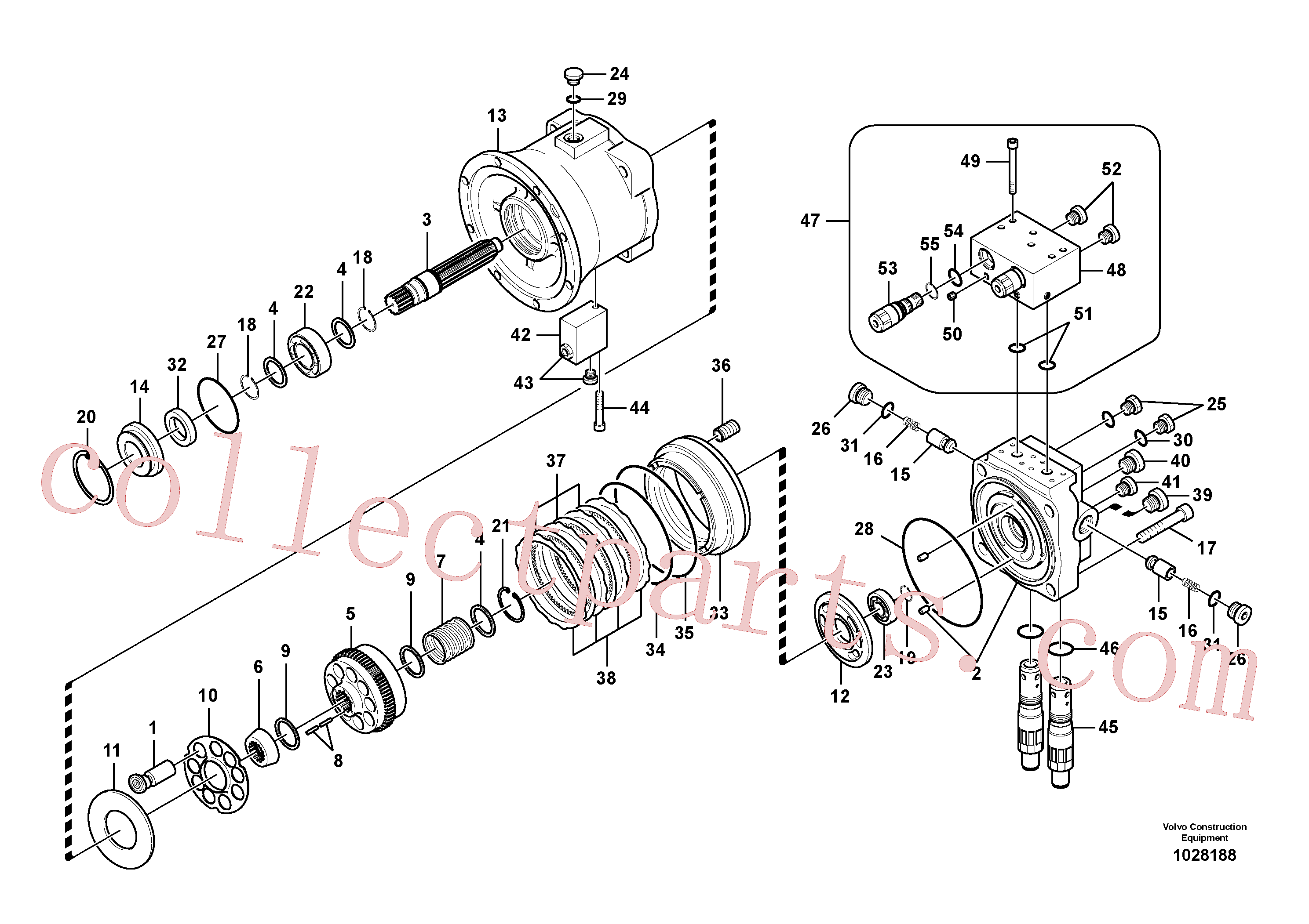 SA8230-25660 Plug for Volvo Excavator Parts