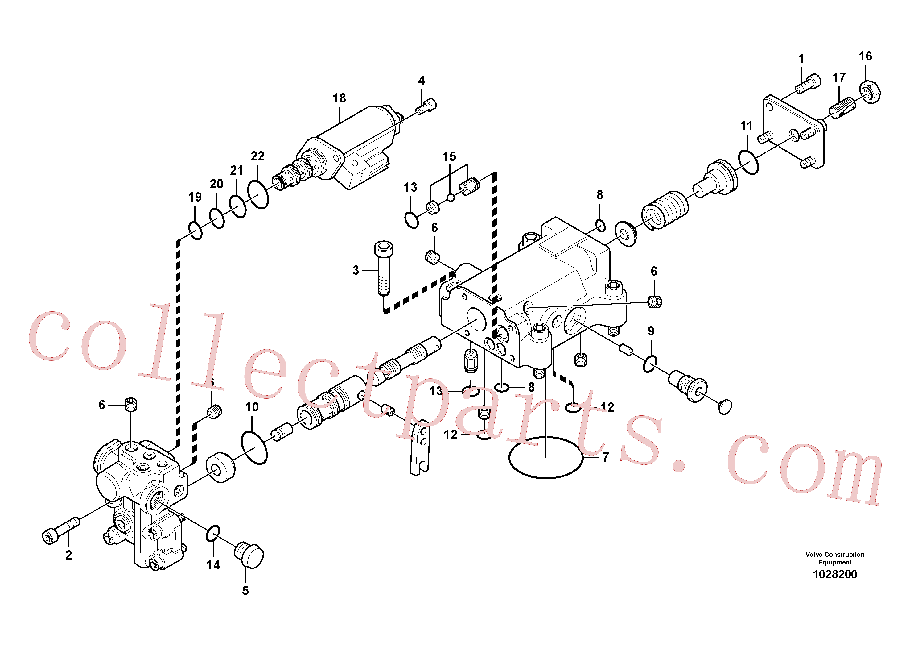 SA9511-12020 for Volvo Regulator, hydraulic pump(1028200 assembly)