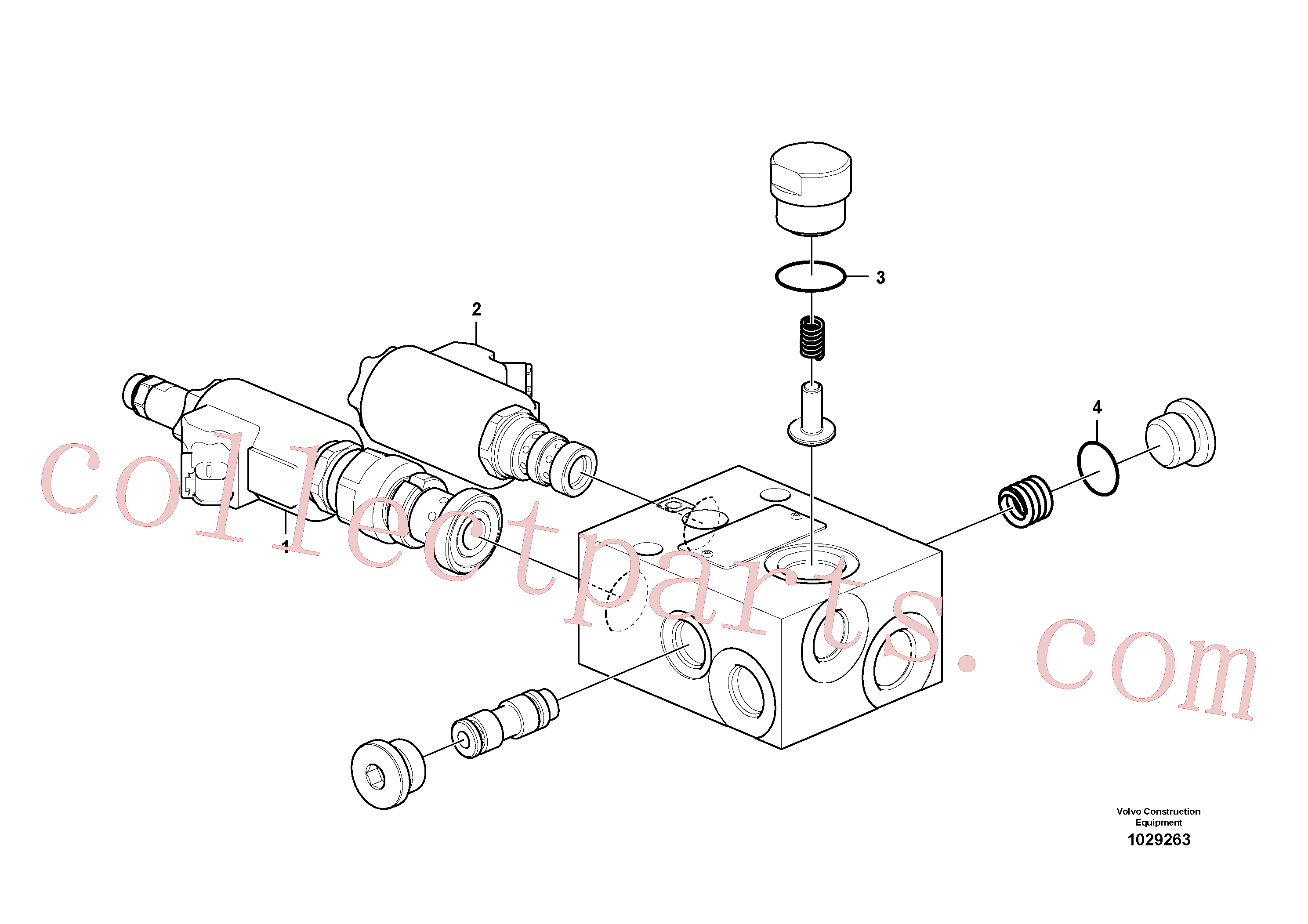 VOE14571587 for Volvo Reversible fan, valve(1029263 assembly)