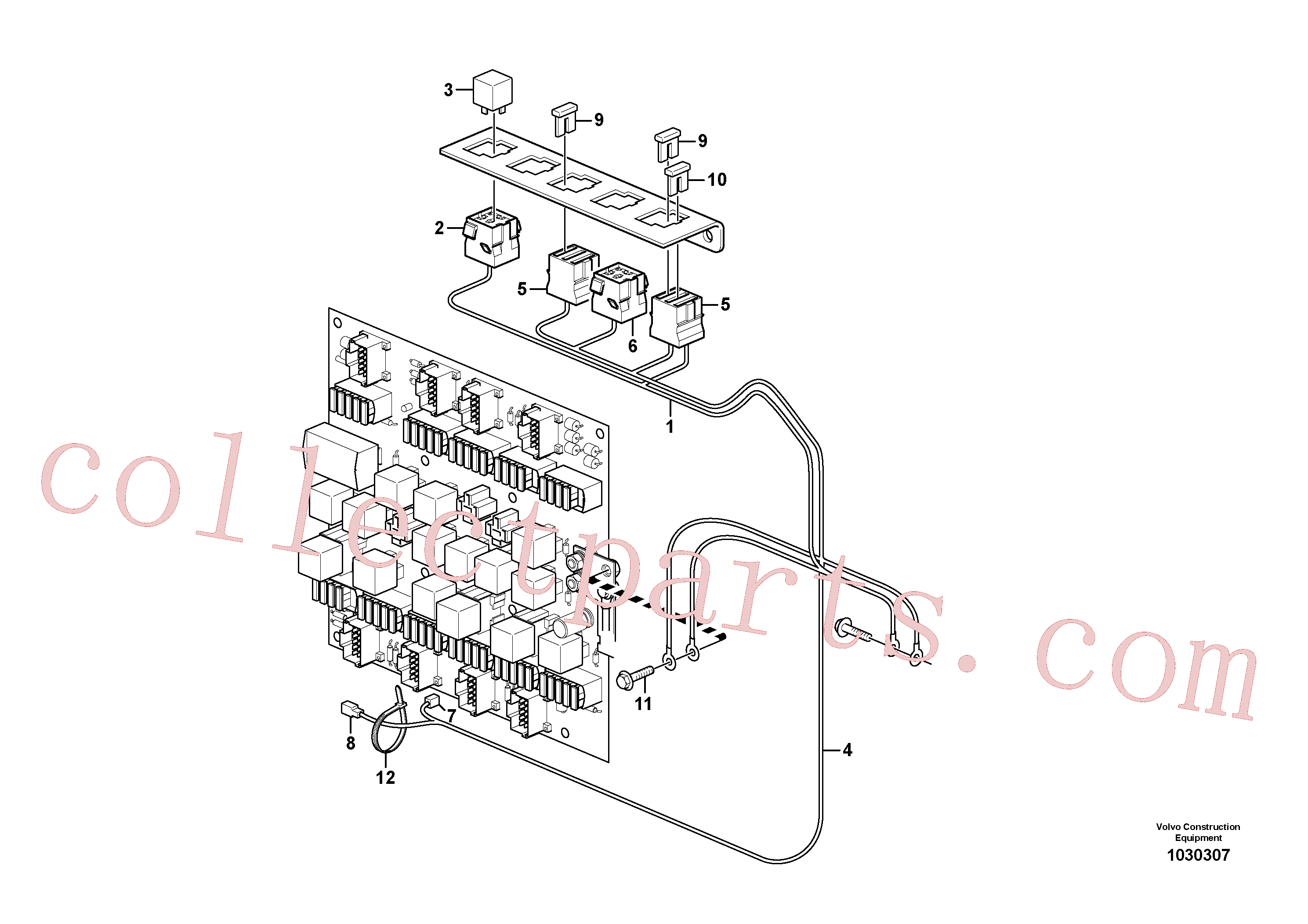 VOE969162 for Volvo Cable harness, heating fuel filter(1030307 assembly)