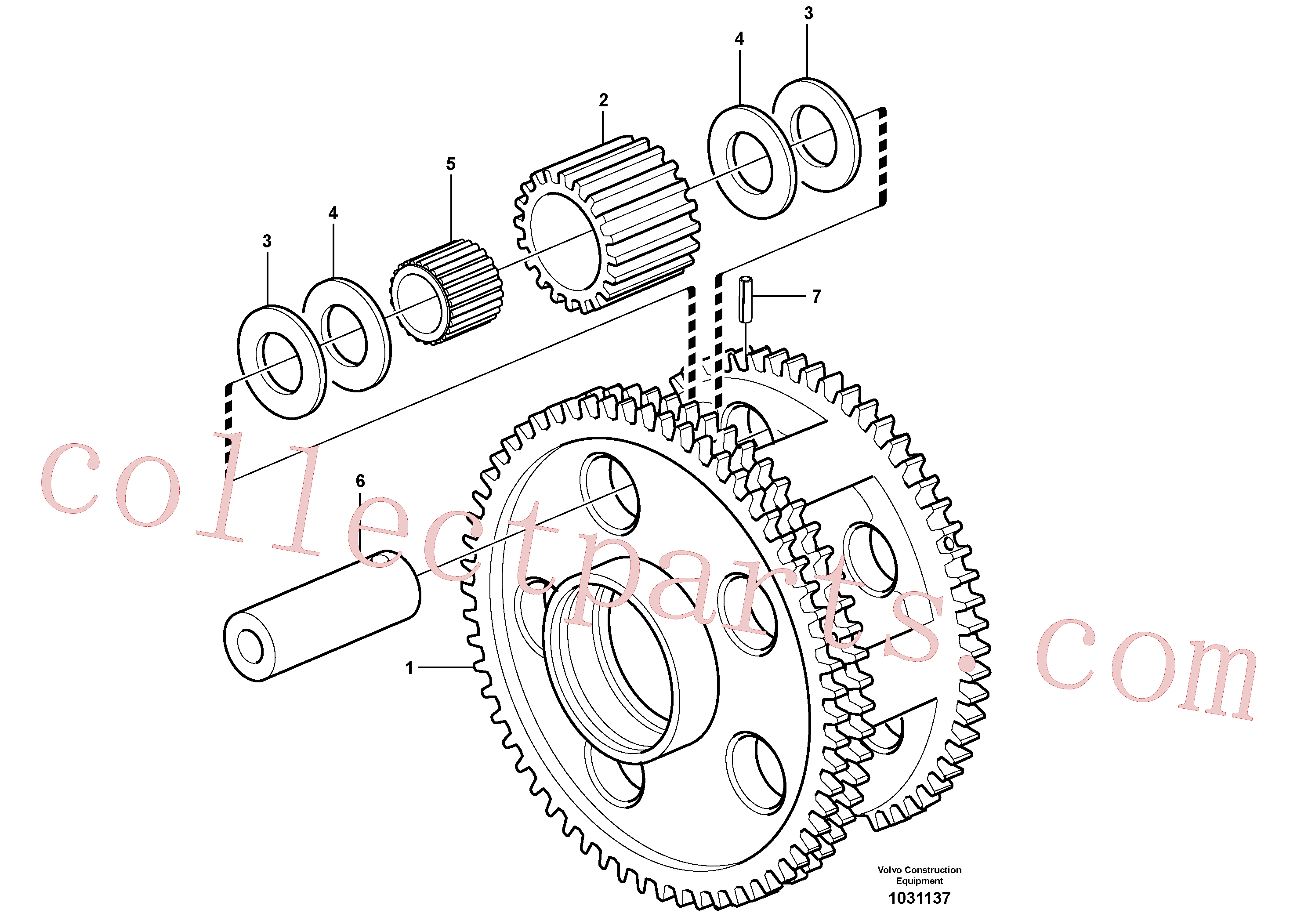 VOE15164133 for Volvo Planet kit, stage 3(1031137 assembly)