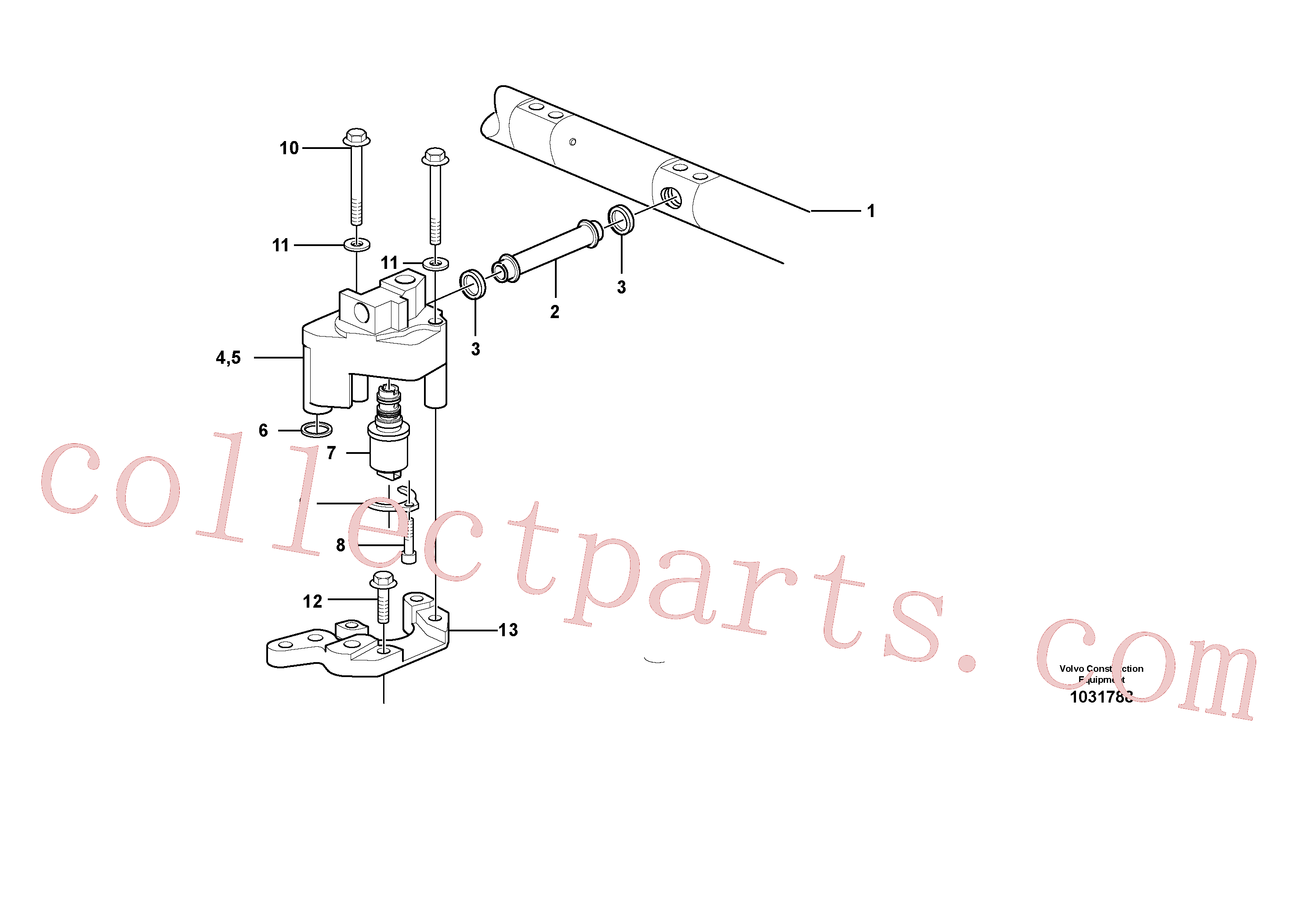 VOE969225 for Volvo Valve mechanism(1031788 assembly)