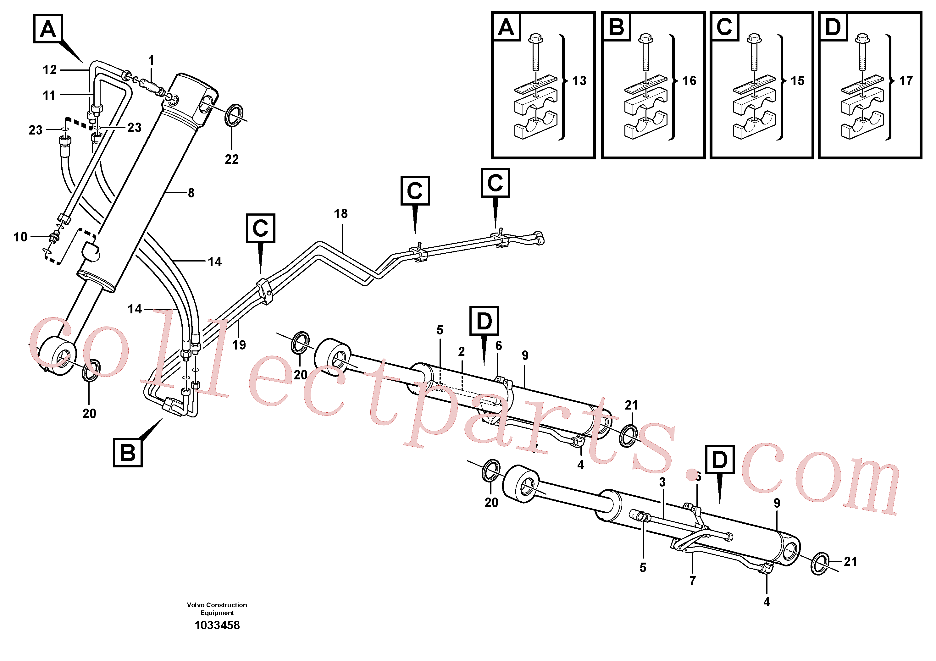 VOE15078248 for Volvo Hydraulic system, loader(1033458 assembly)