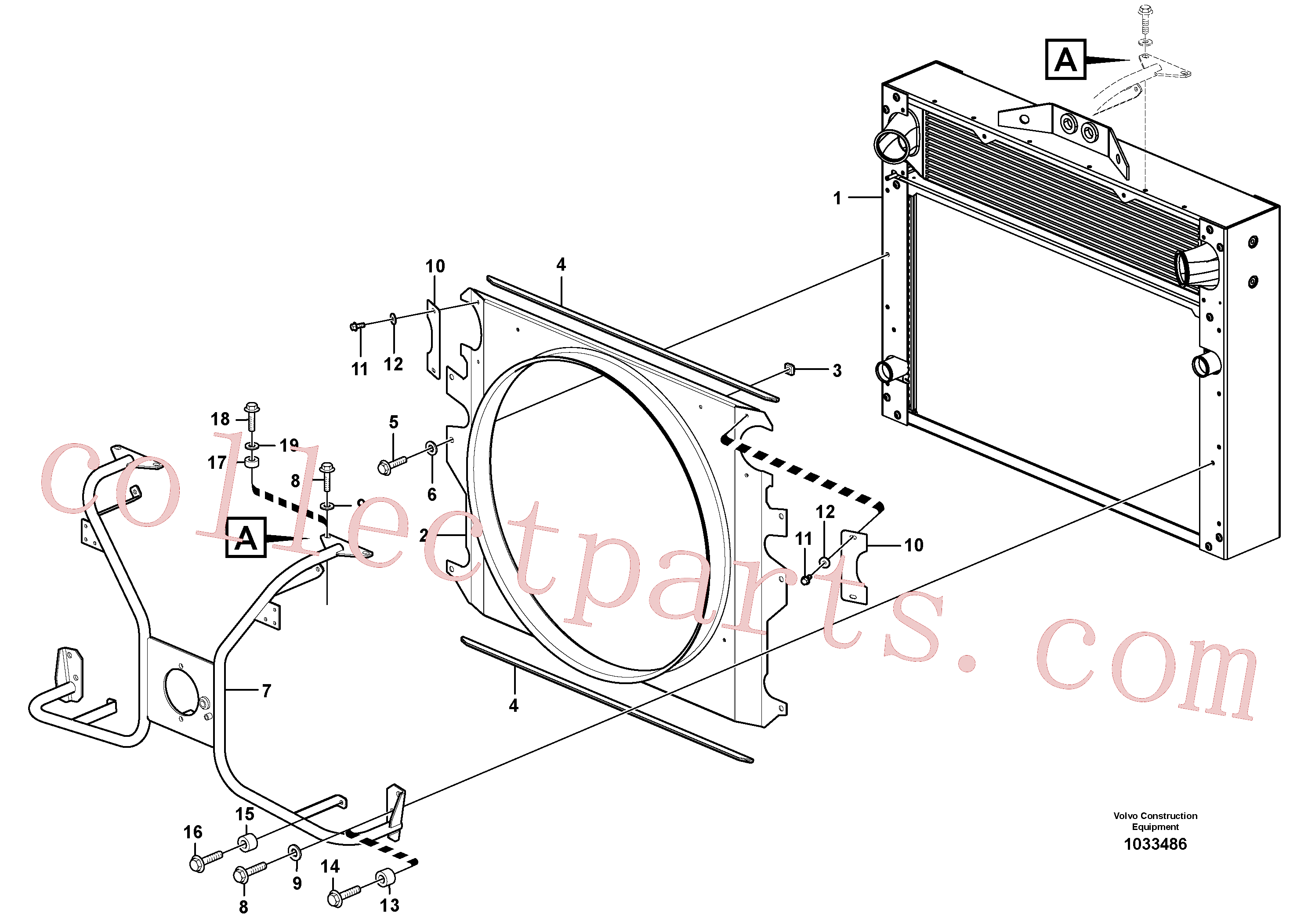 VOE947760 Screw, Flange screw for Volvo Excavator spare