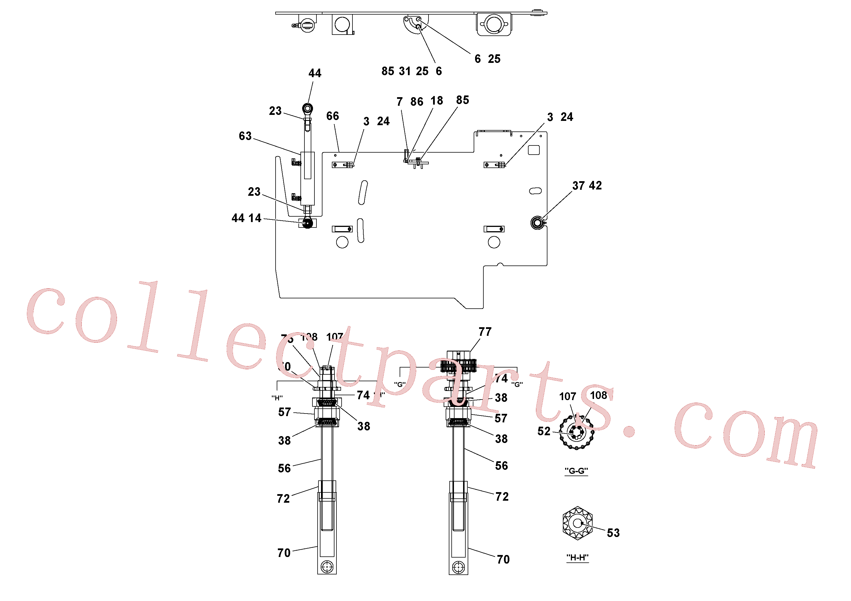 RM20320727 for Volvo 4 Extension Assembly(1036857 assembly)