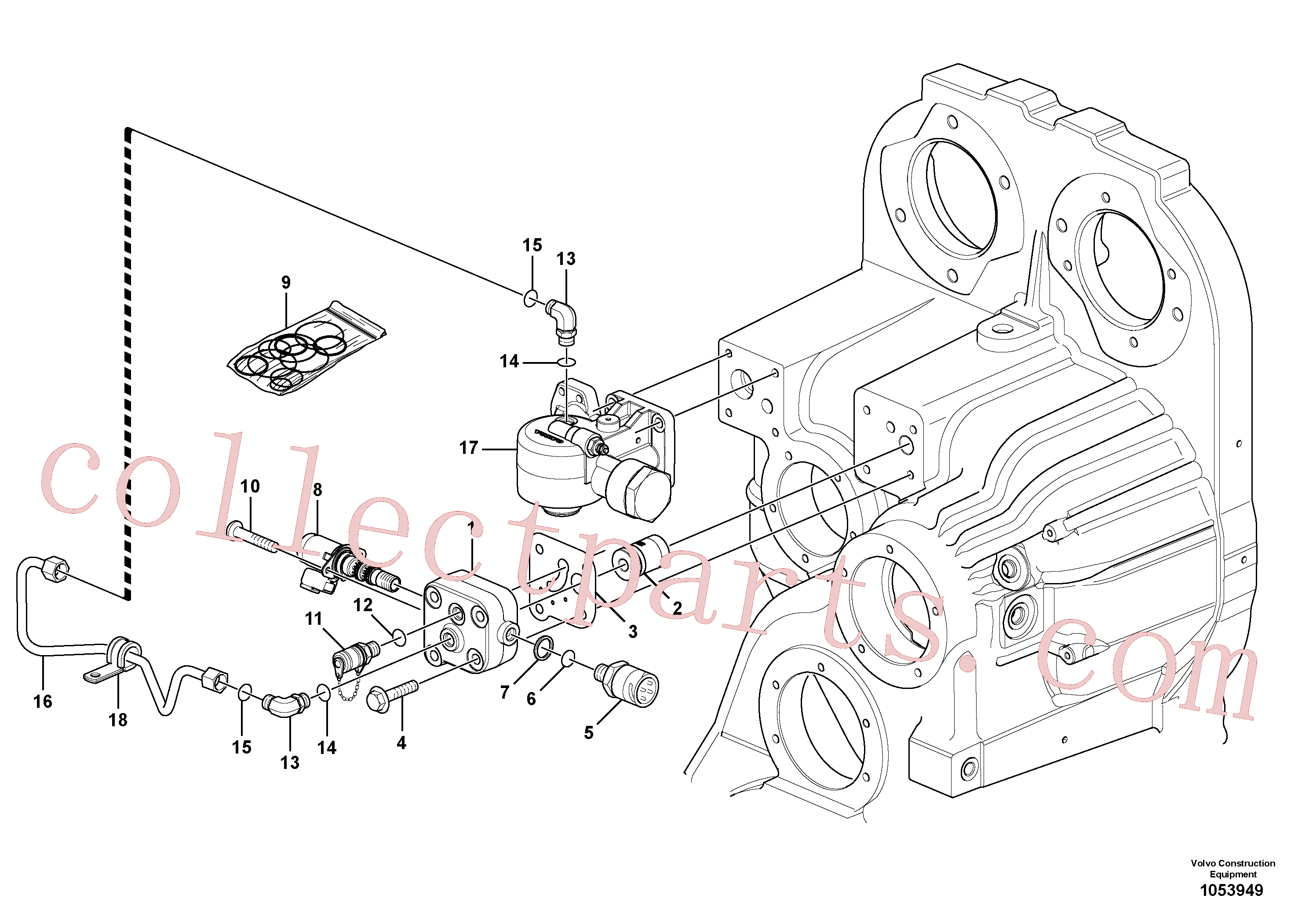 VOE15190639 for Volvo Proportionalvalve(1053949 assembly)