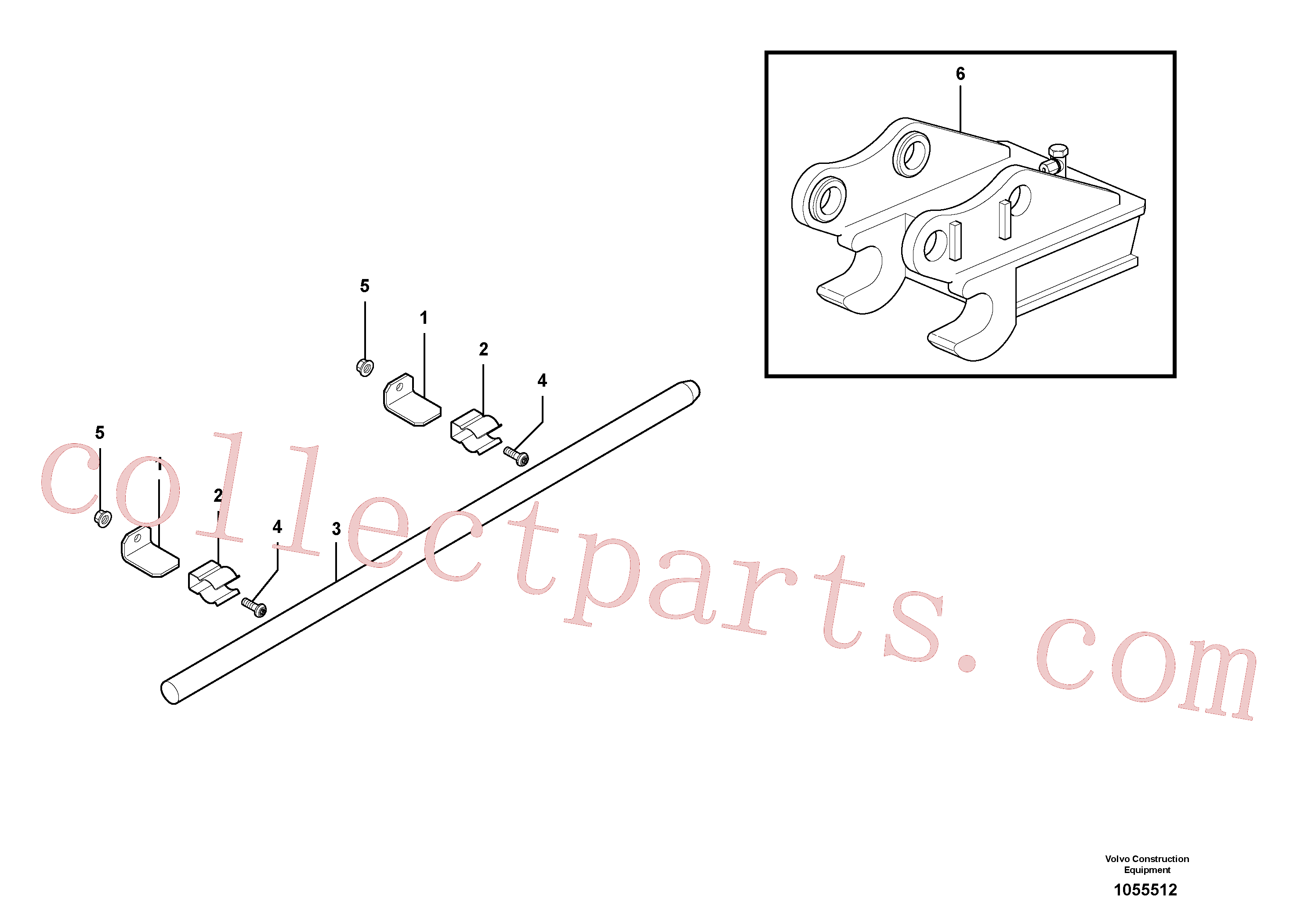 PJ4690317 for Volvo Lever(1055512 assembly)