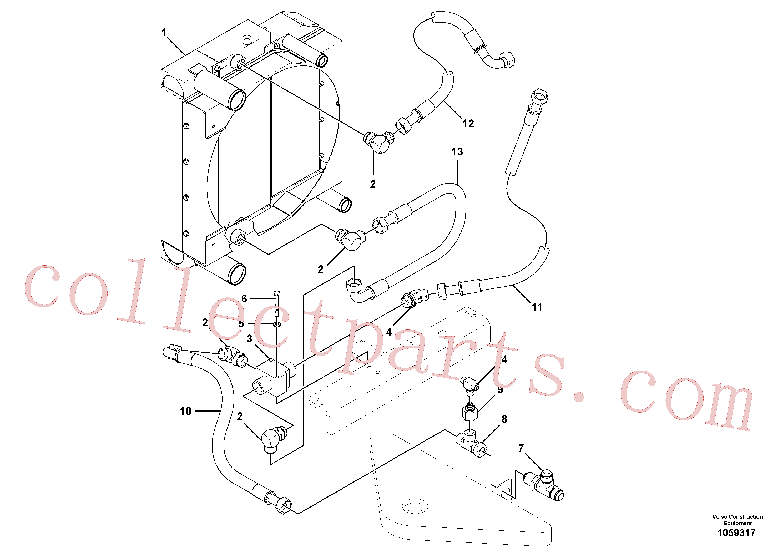 RM13497441 for Volvo Cooling system(1059317 assembly)