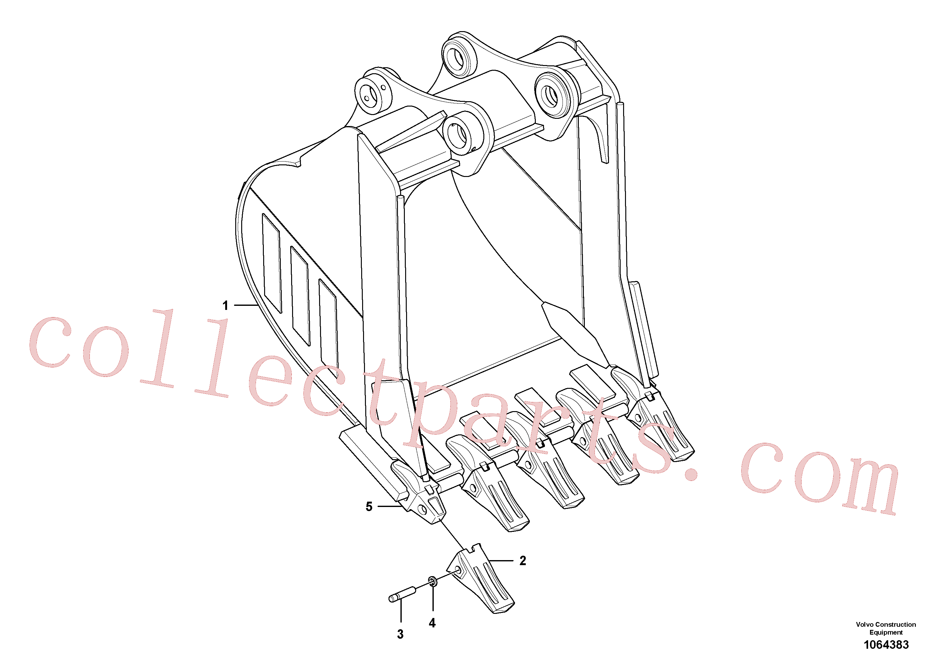 VOE14550967 for Volvo Bucket(1064383 assembly)