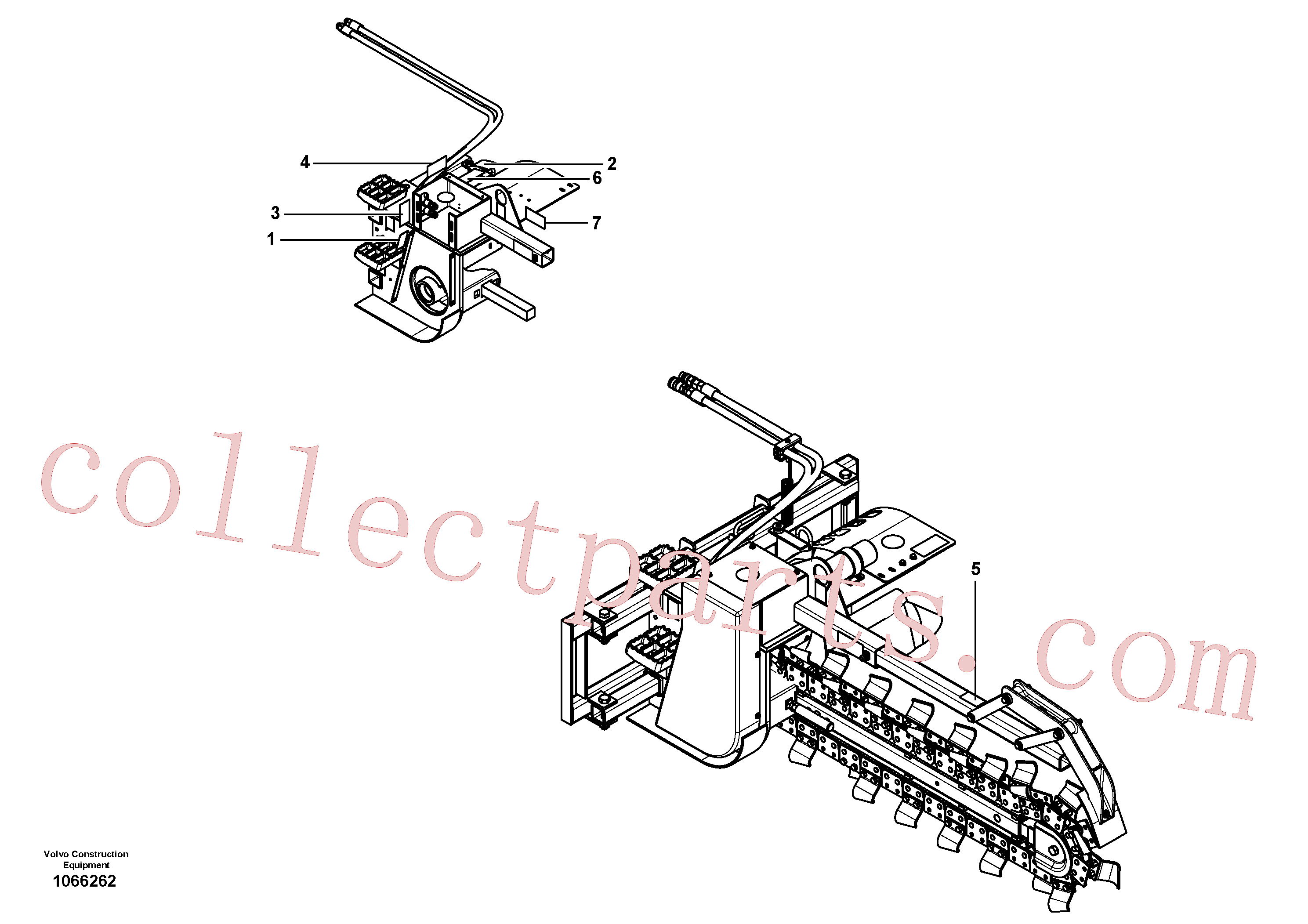 VOE16218101 for Volvo Trencher(1066262 assembly)