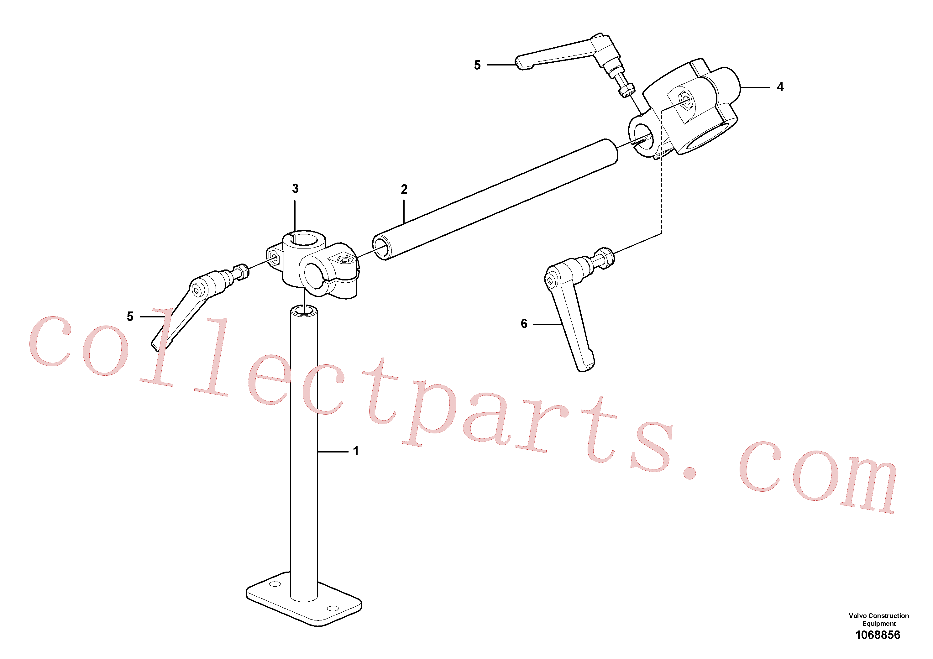 VOE12765383 for Volvo Auger Sensor Mounts(1068856 assembly)