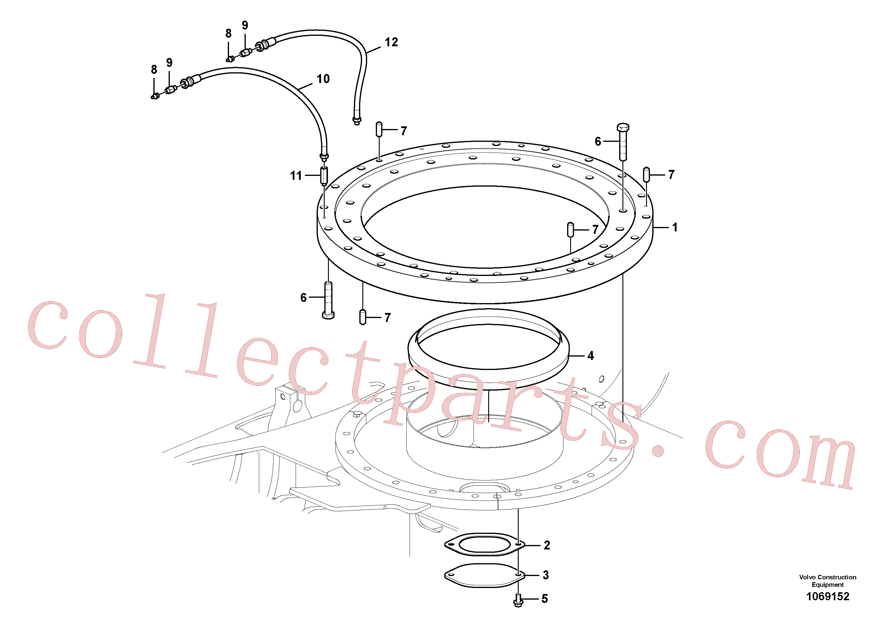 VOE14531017 for Volvo Swing system(1069152 assembly)