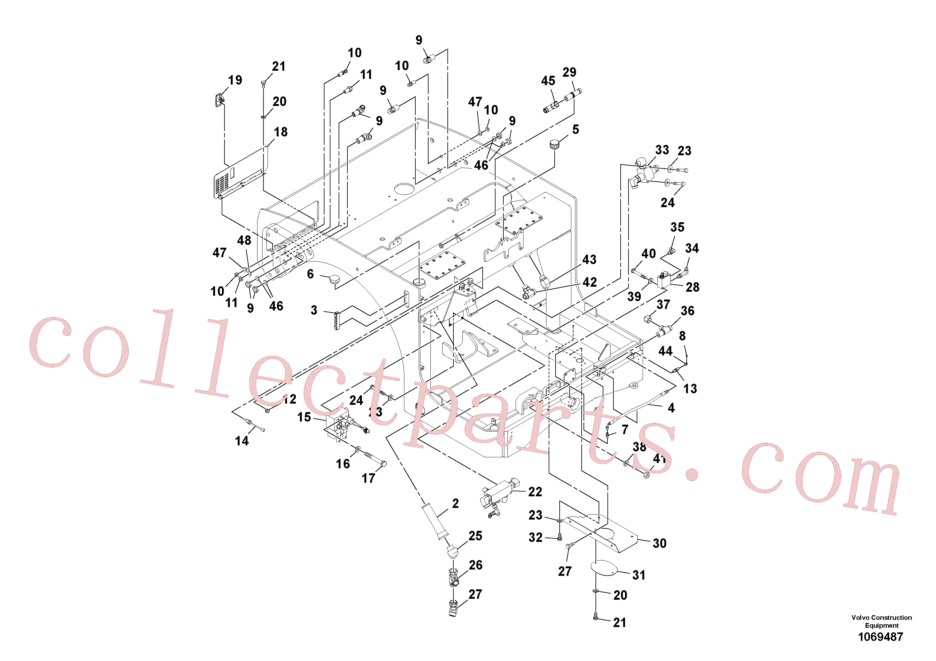 China Made RM59922369 Fitting parts for Volvo Excavator