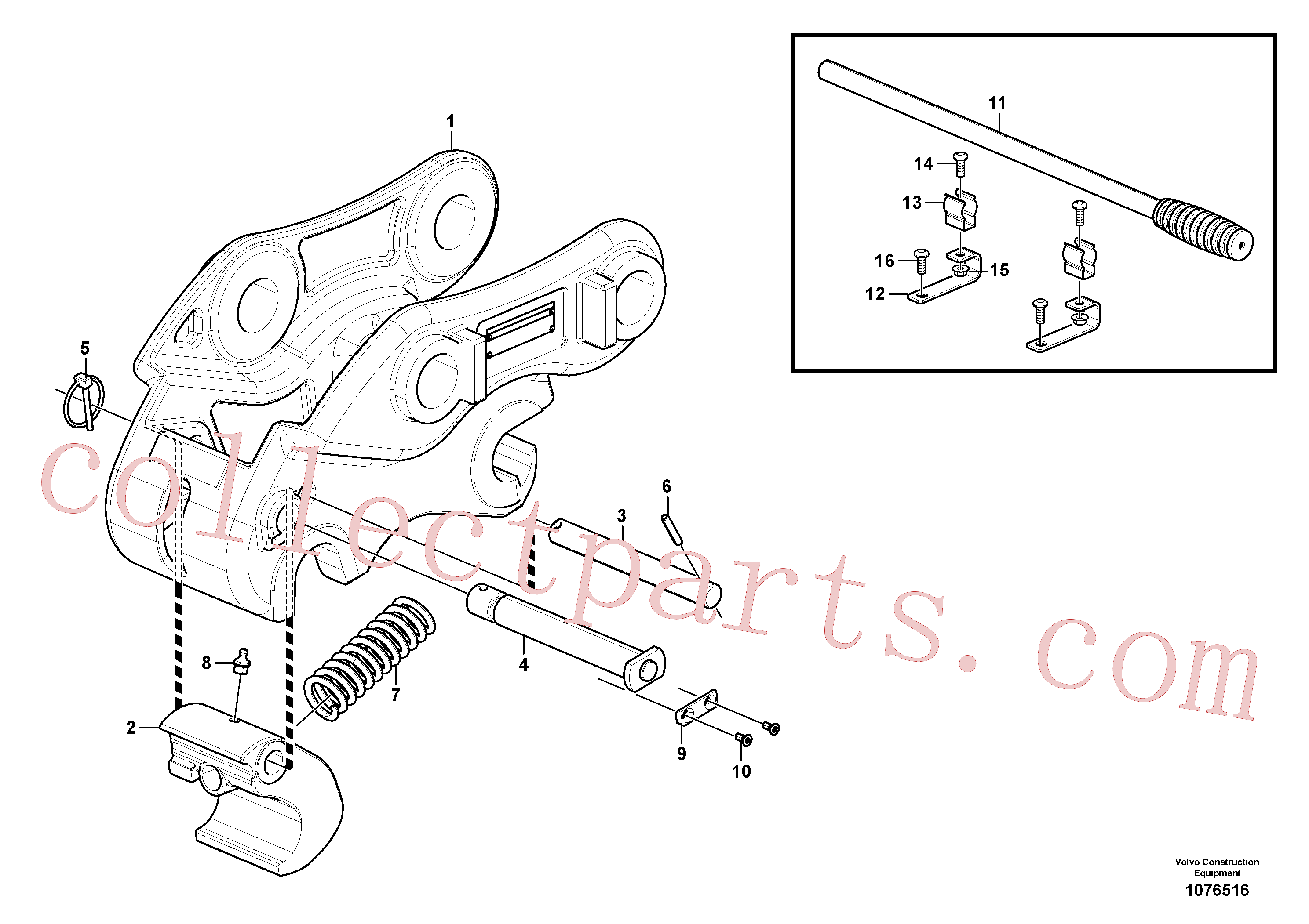 PJ4690317 for Volvo Quickfit, mechanical(1076516 assembly)