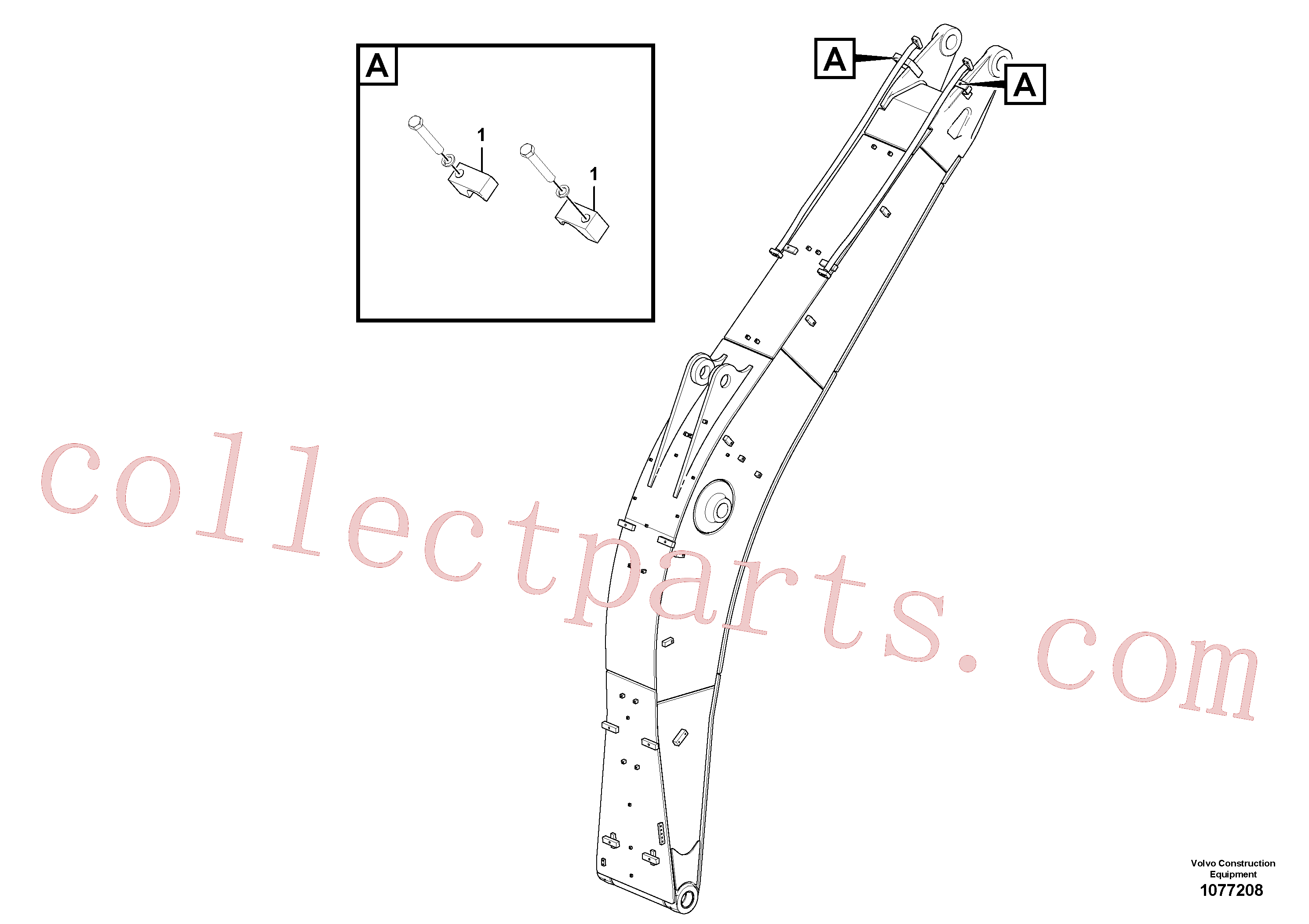 VOE14881236 for Volvo Mounting clamps(1077208 assembly)