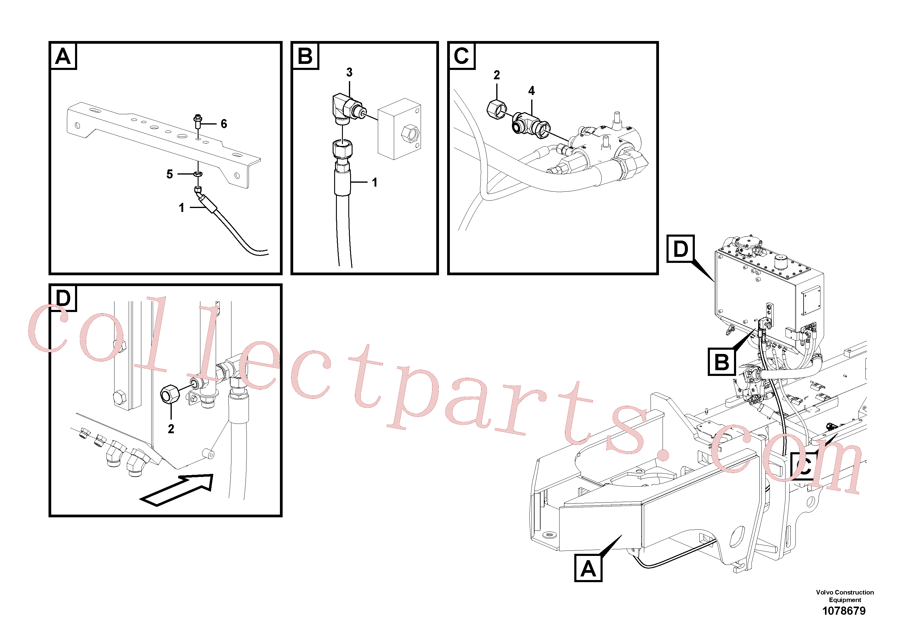 VOE935576 for Volvo Auxiliary 3 Bank Circuit(1078679 assembly)