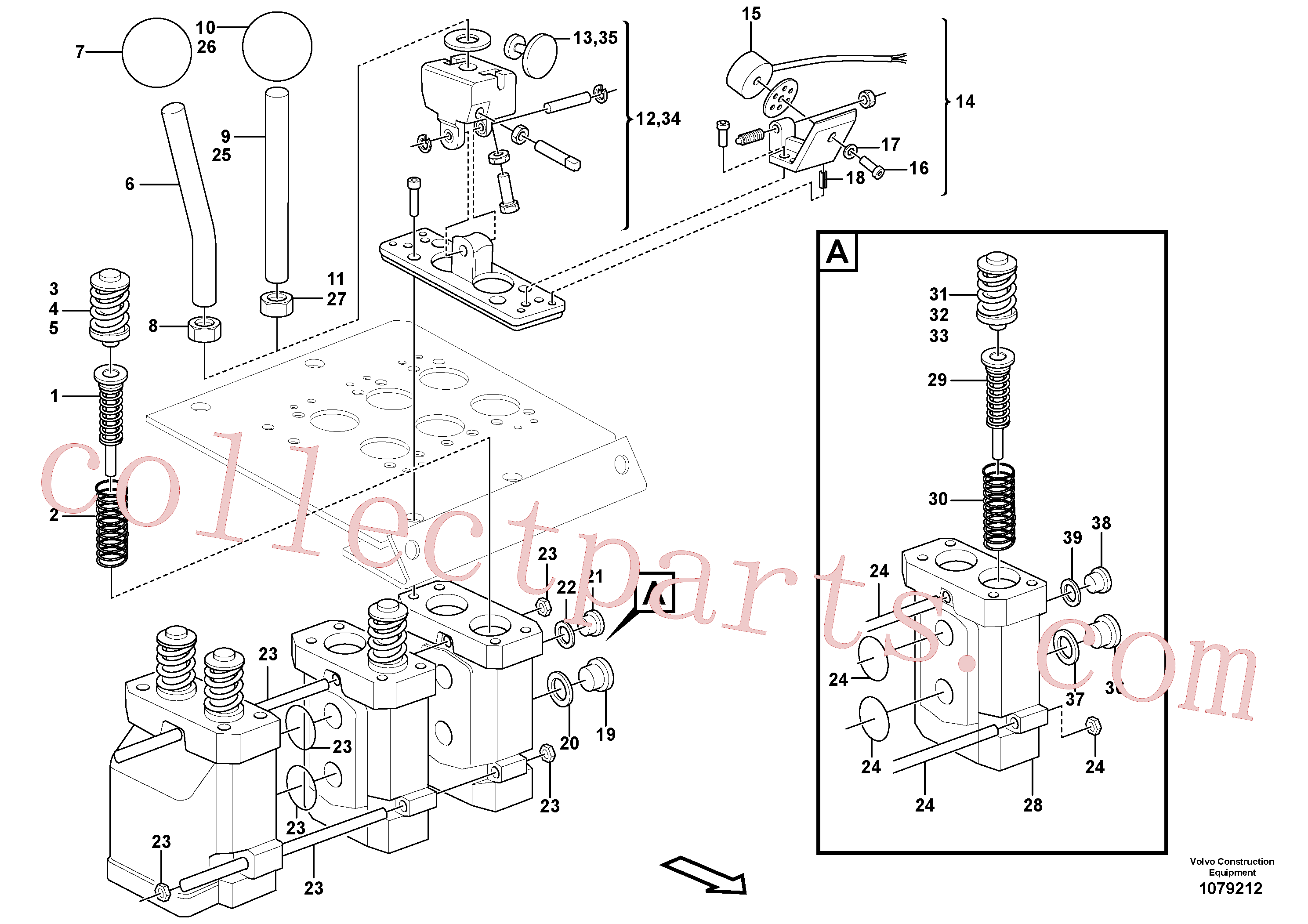 VOE11706174 for Volvo Servo valve(1079212 assembly)