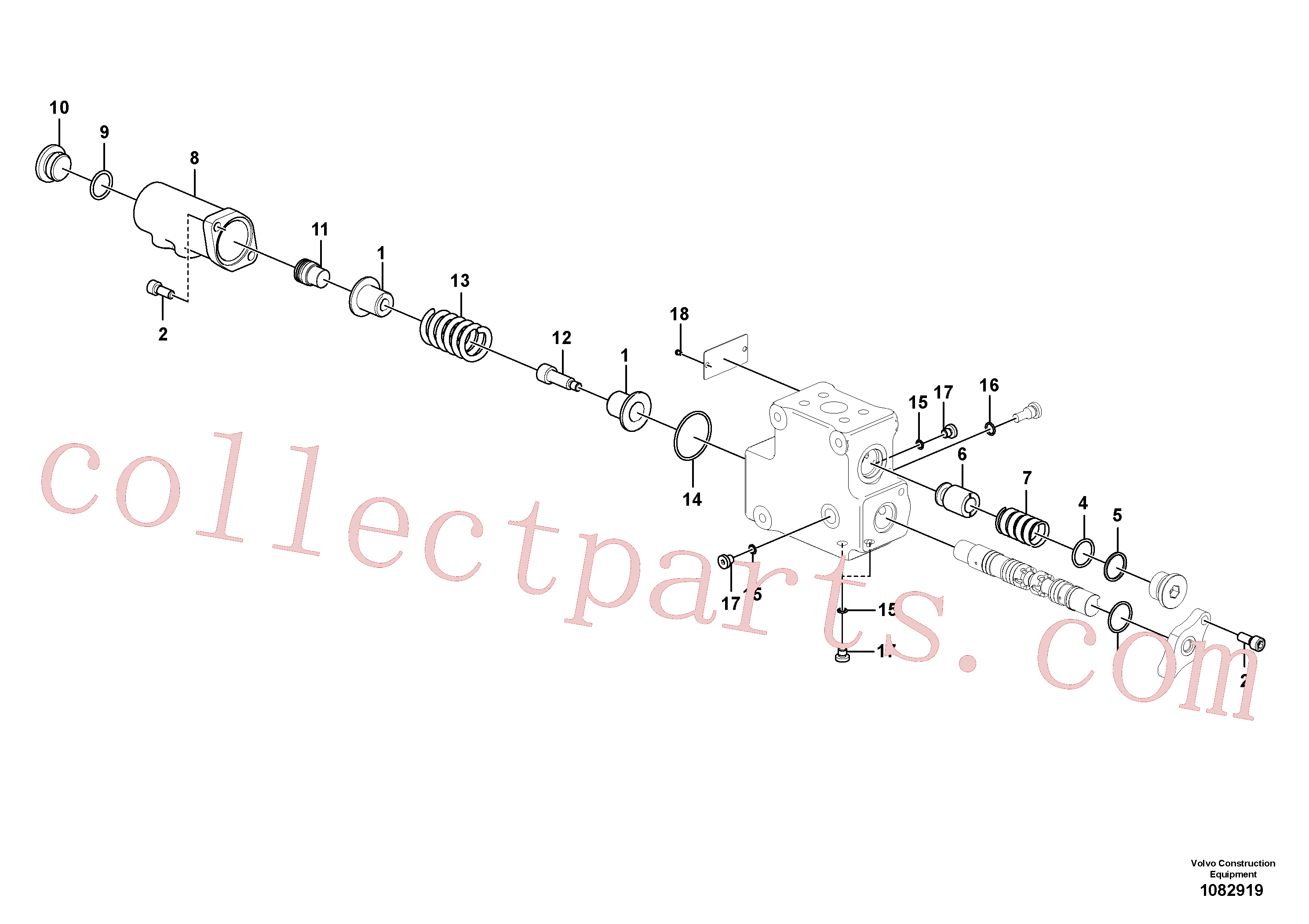 VOE990587 for Volvo Valve, float position(1082919 assembly)