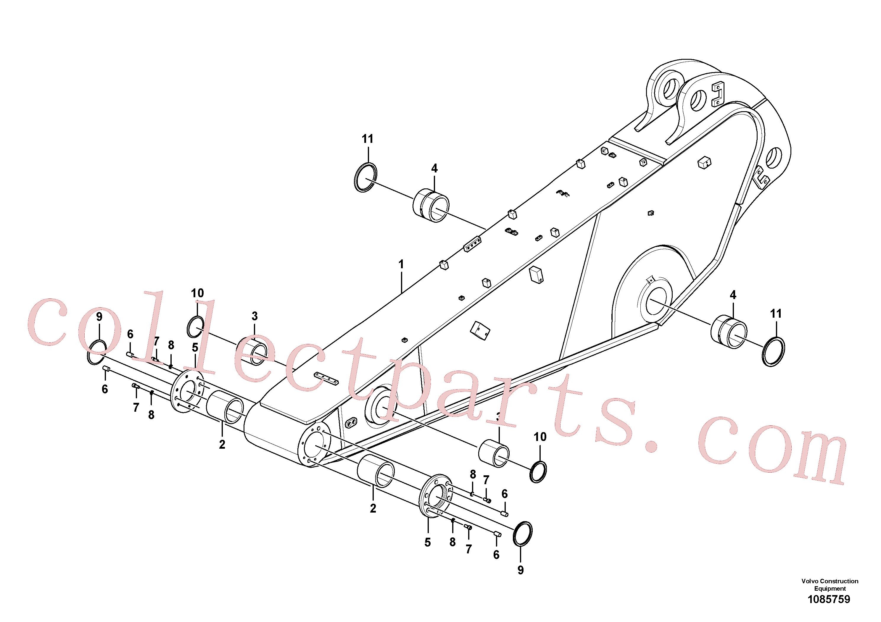 Volvo VOE14711904 Arm aftermarket part for sale