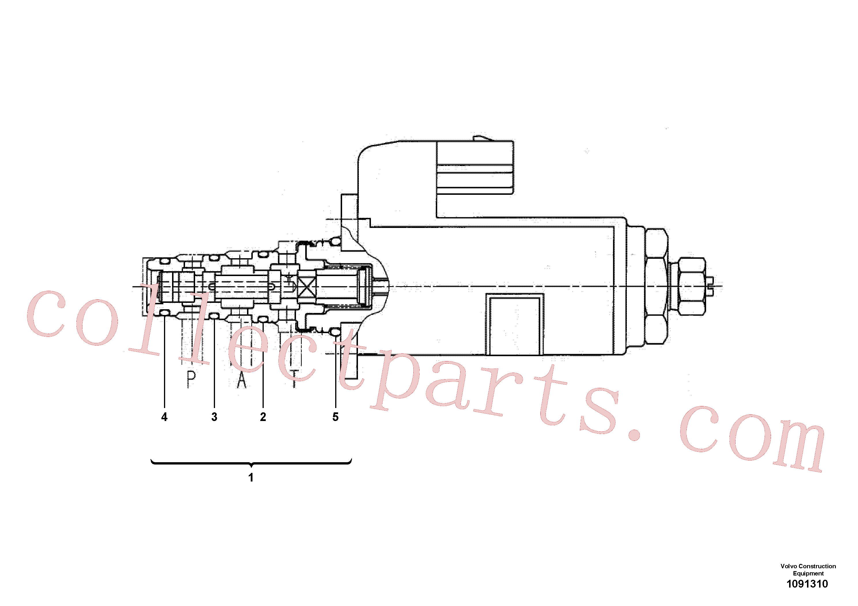 SA9511-12020 for Volvo Proportional valve(1091310 assembly)