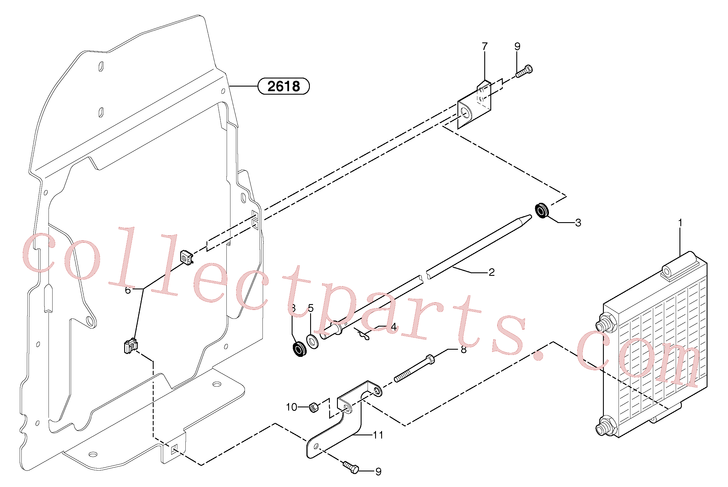 PJ4600004 for Volvo Oil cooler(91135Z1 assembly)