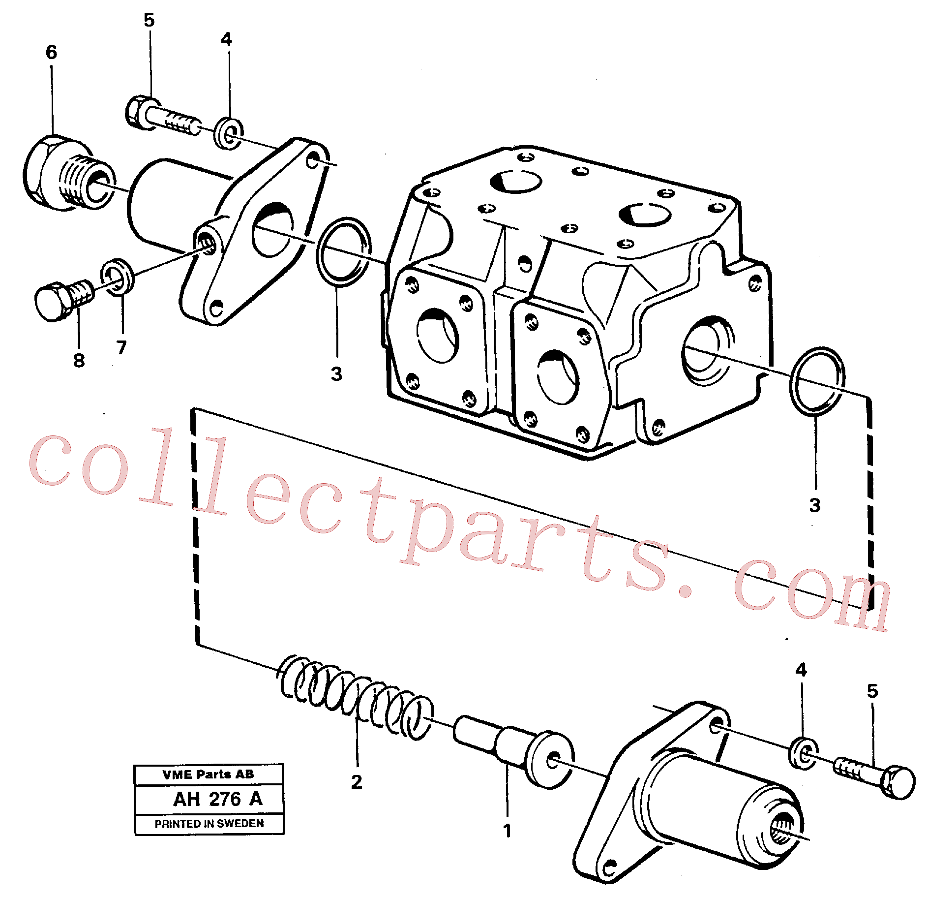 VOE11018391 for Volvo Valve,(AH276A assembly)