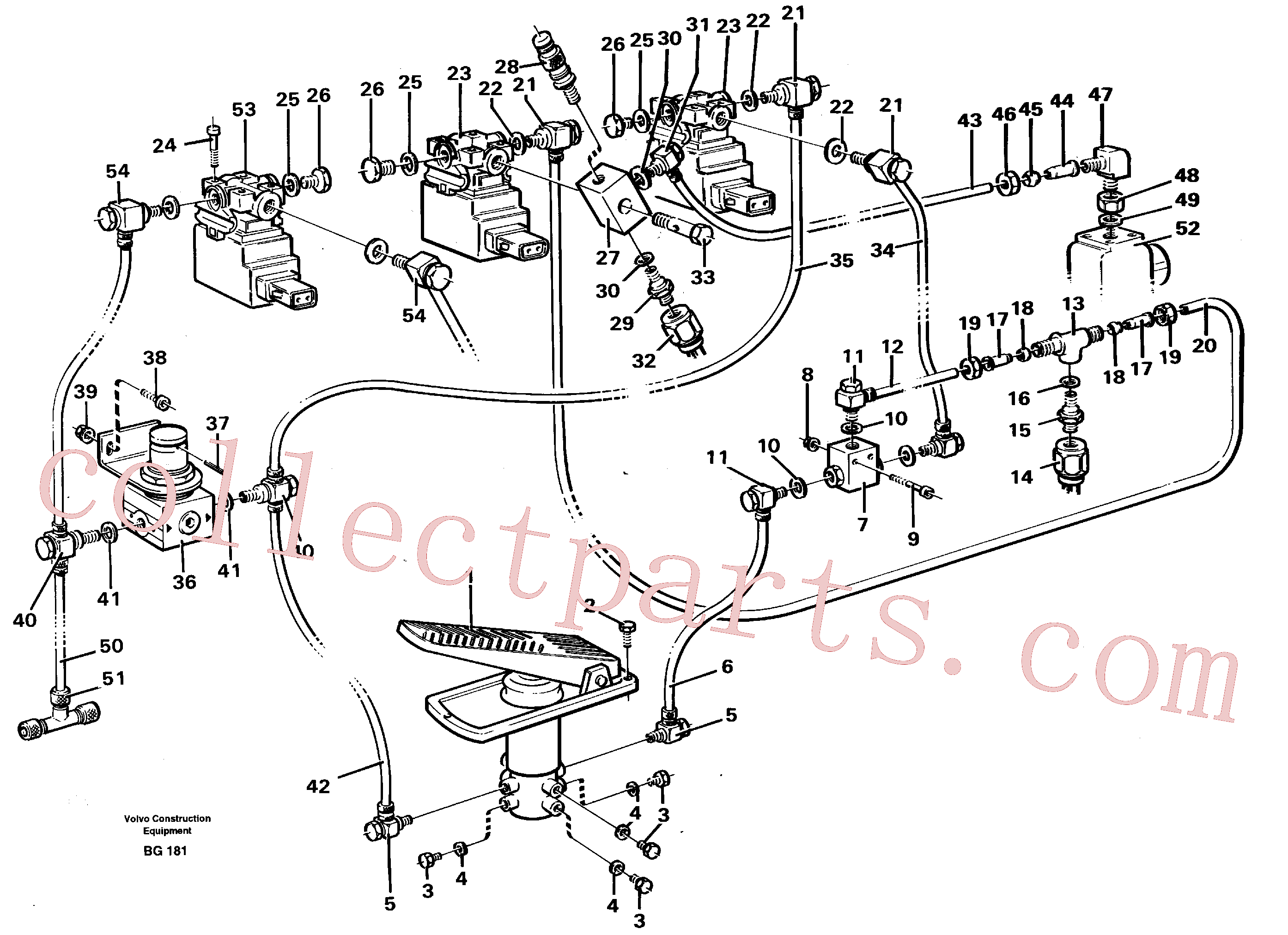 VOE971309 for Volvo Pneumatic air system, transmission(BG181 assembly)