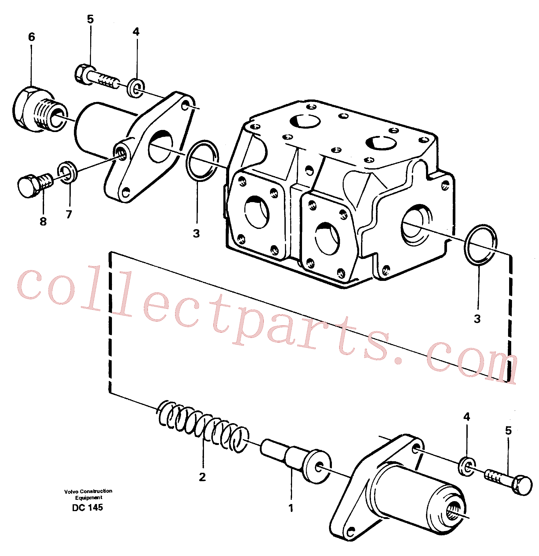 VOE11018391 for Volvo Reversing valve(DC145 assembly)