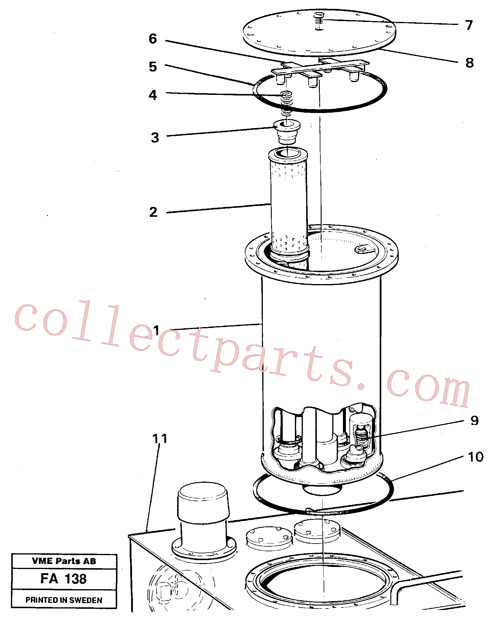 VOE14024902 for Volvo Filter box(FA138 assembly)