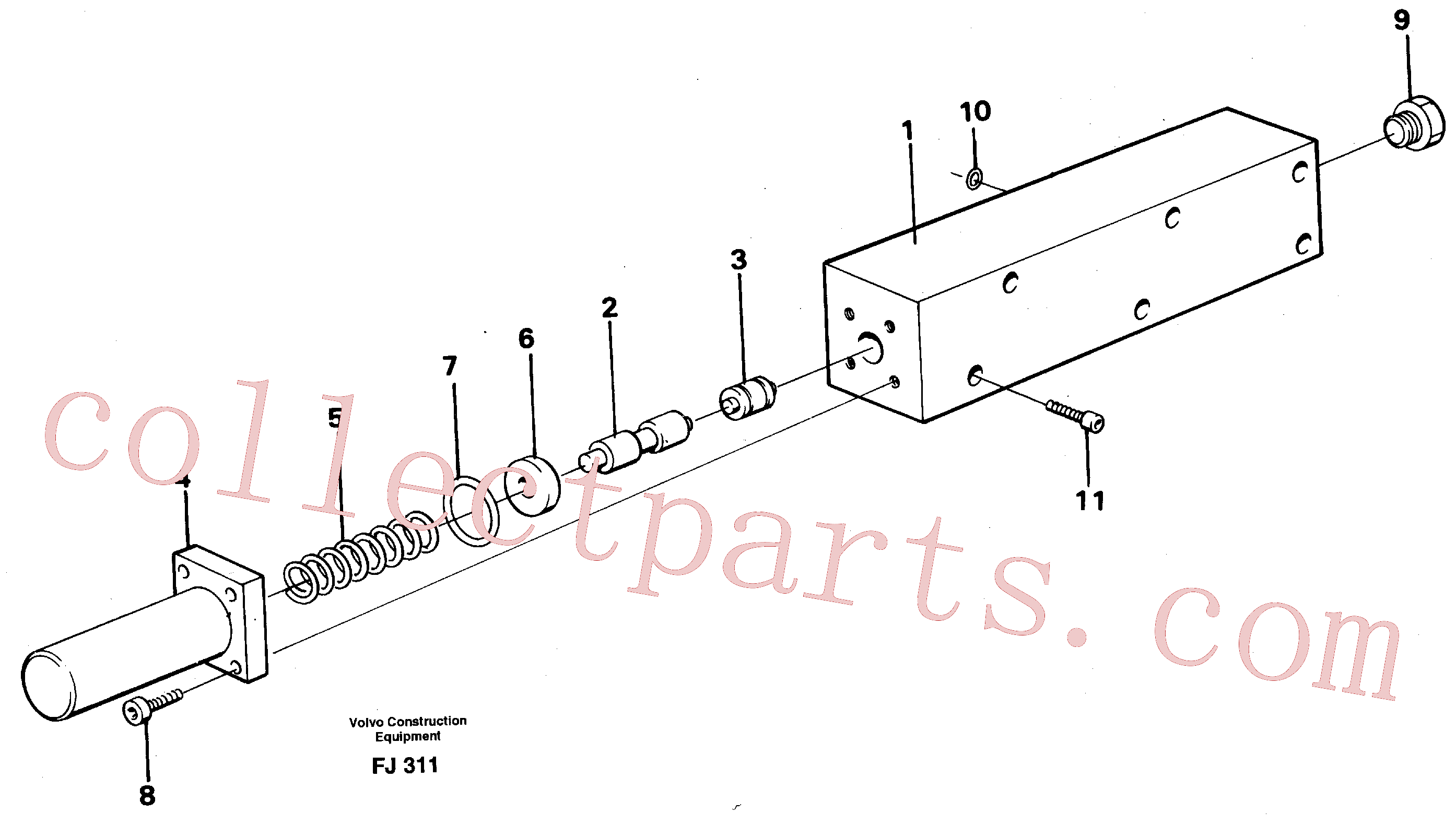 VOE14346442 for Volvo Fuel miser valve(FJ311 assembly)