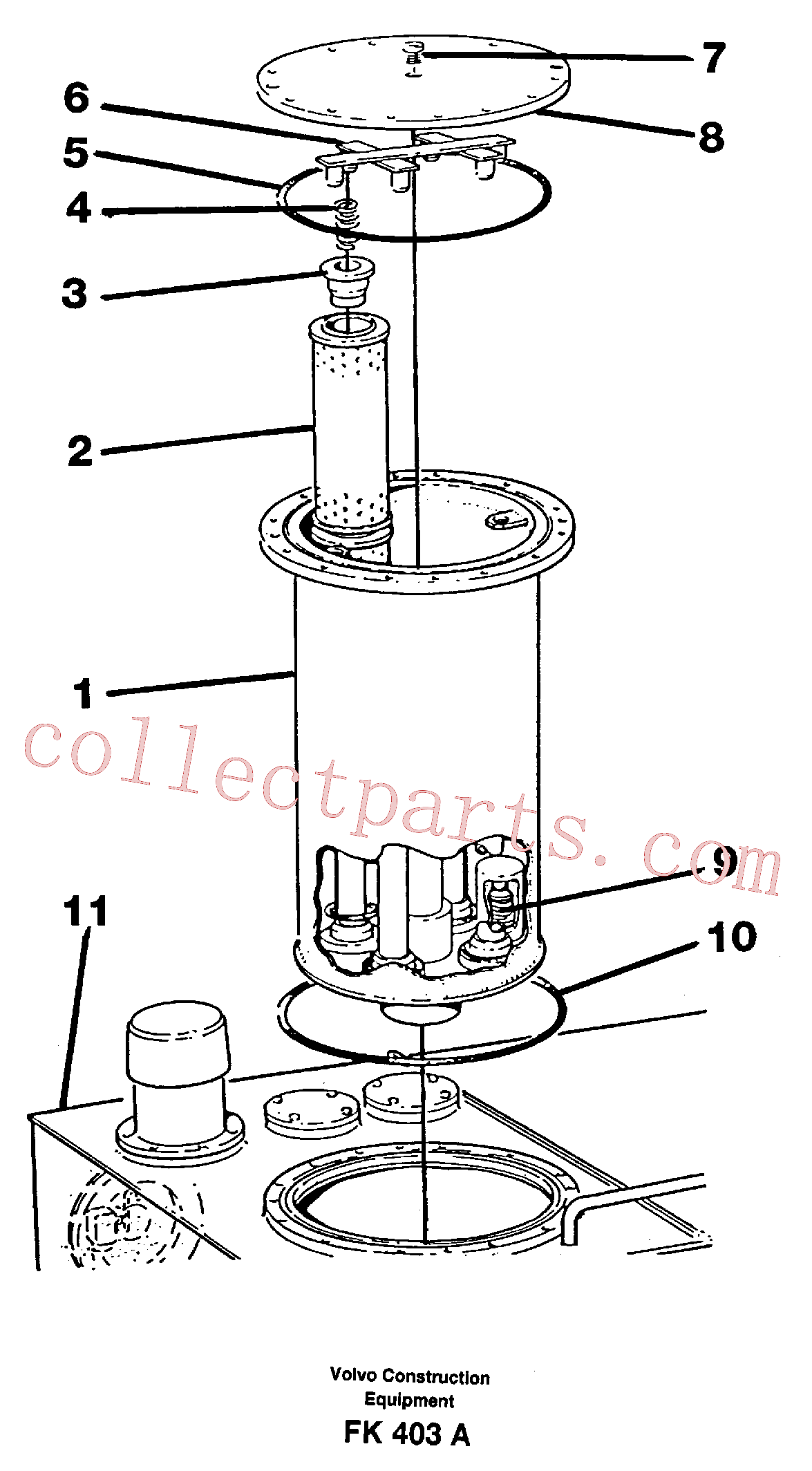 VOE14024902 for Volvo Filter box(FK403A assembly)