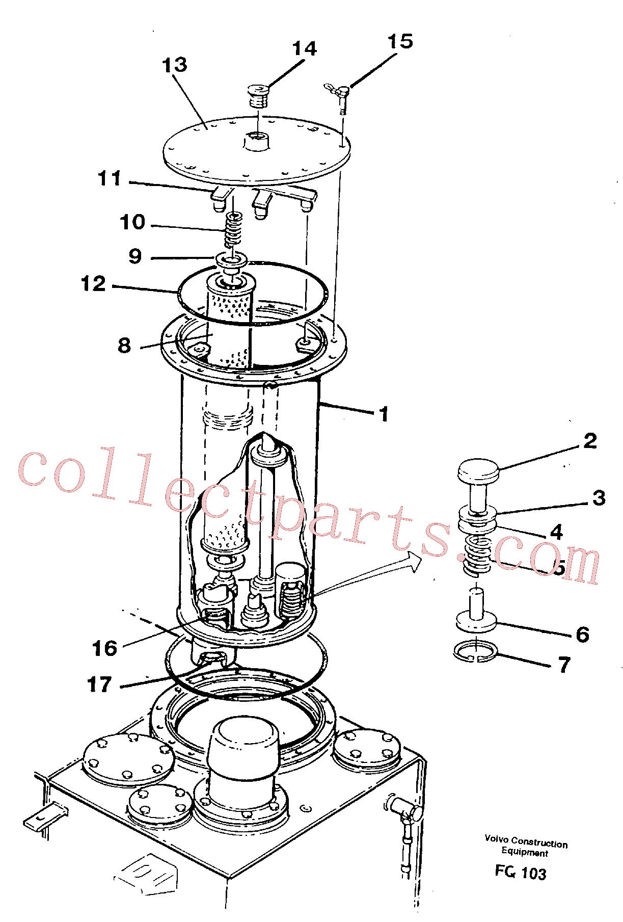 VOE14024902 for Volvo Filter box(FQ103 assembly)