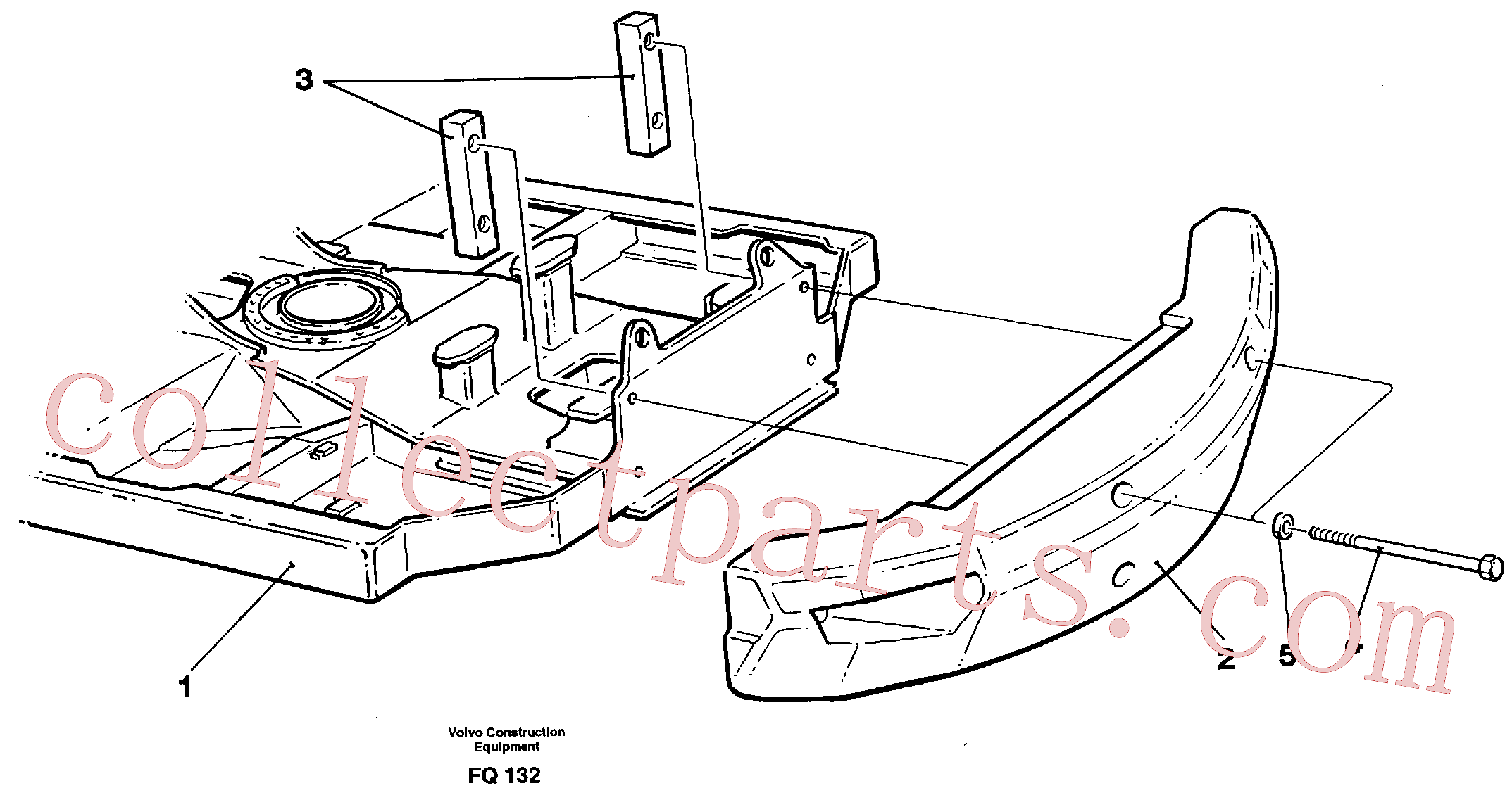 VOE14015140 for Volvo Counterweight(FQ132 assembly)